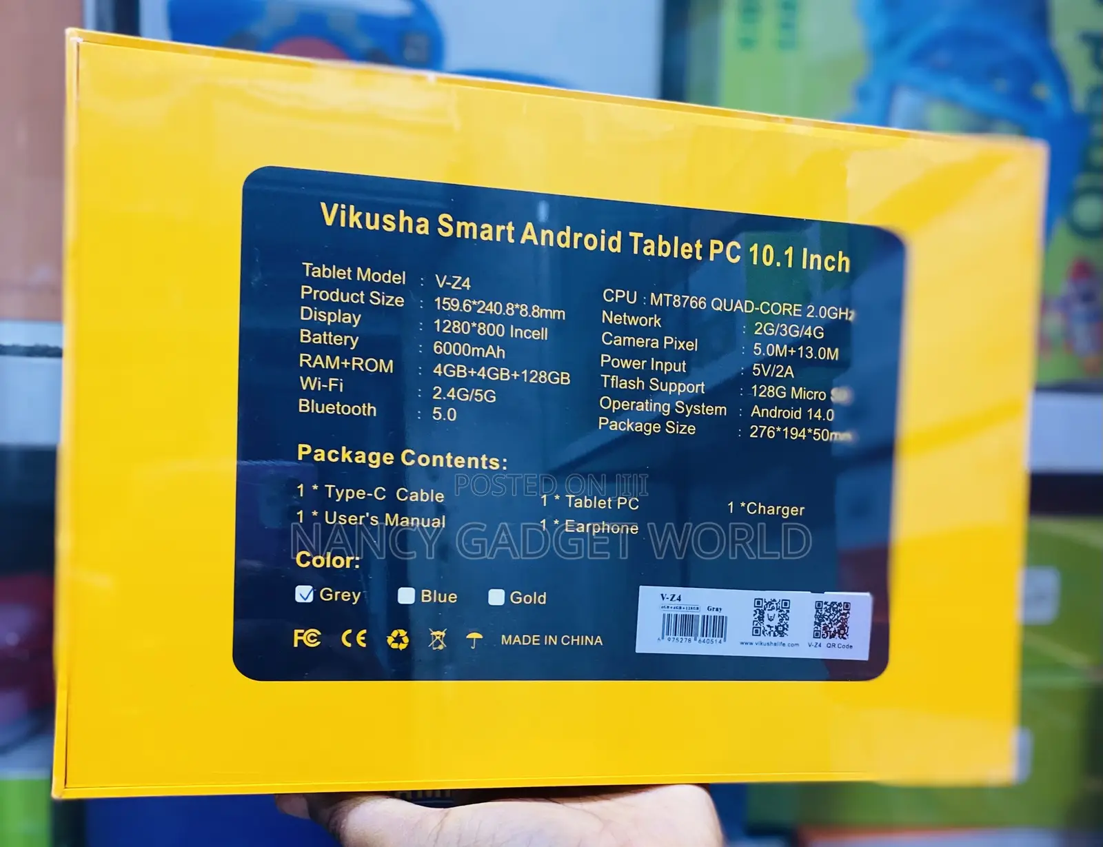 New VIKUSHA V-Z4 128 GB Gray