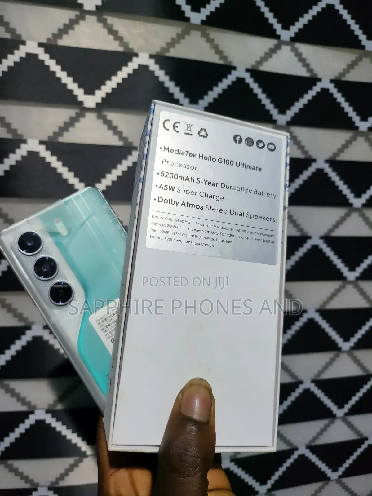 New Tecno Camon 40 256 GB Green