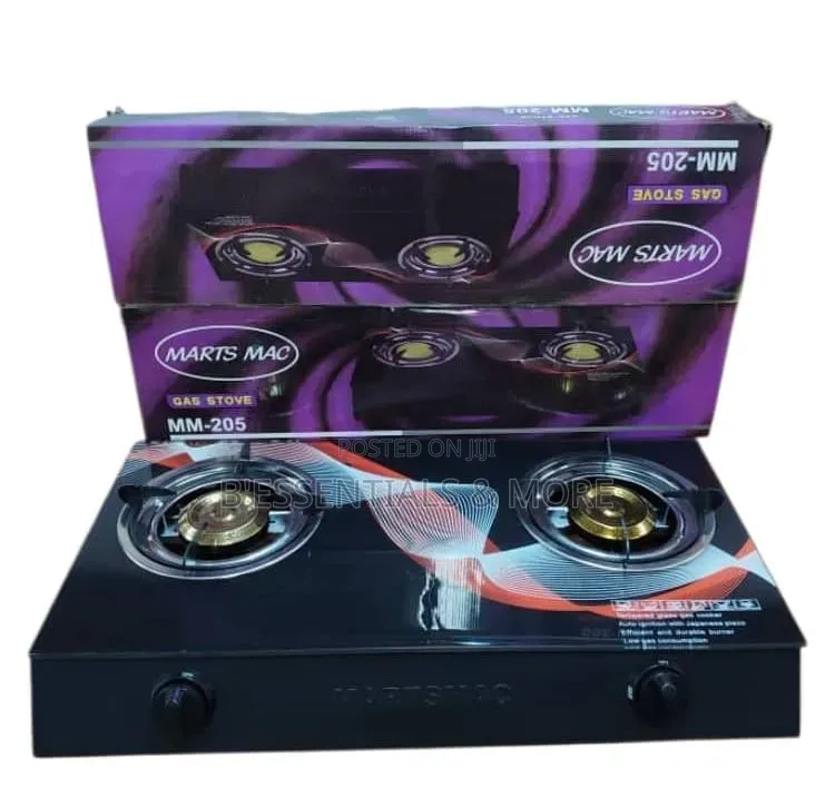 Mart Marc Double Glass Gas Burner 