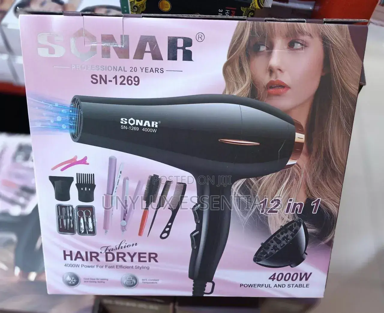 12in1 Sonar Hair Dryer