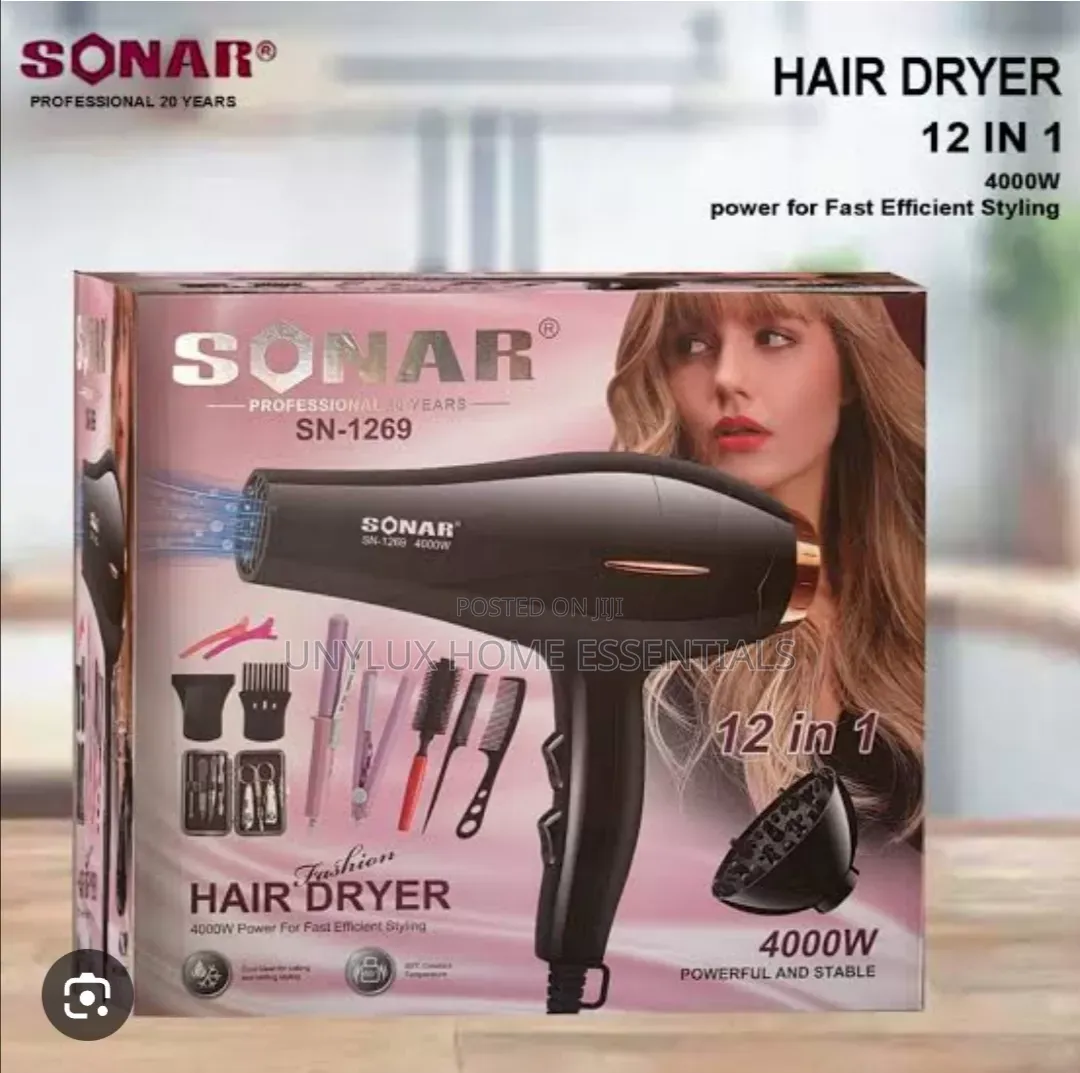 12in1 Sonar Hair Dryer
