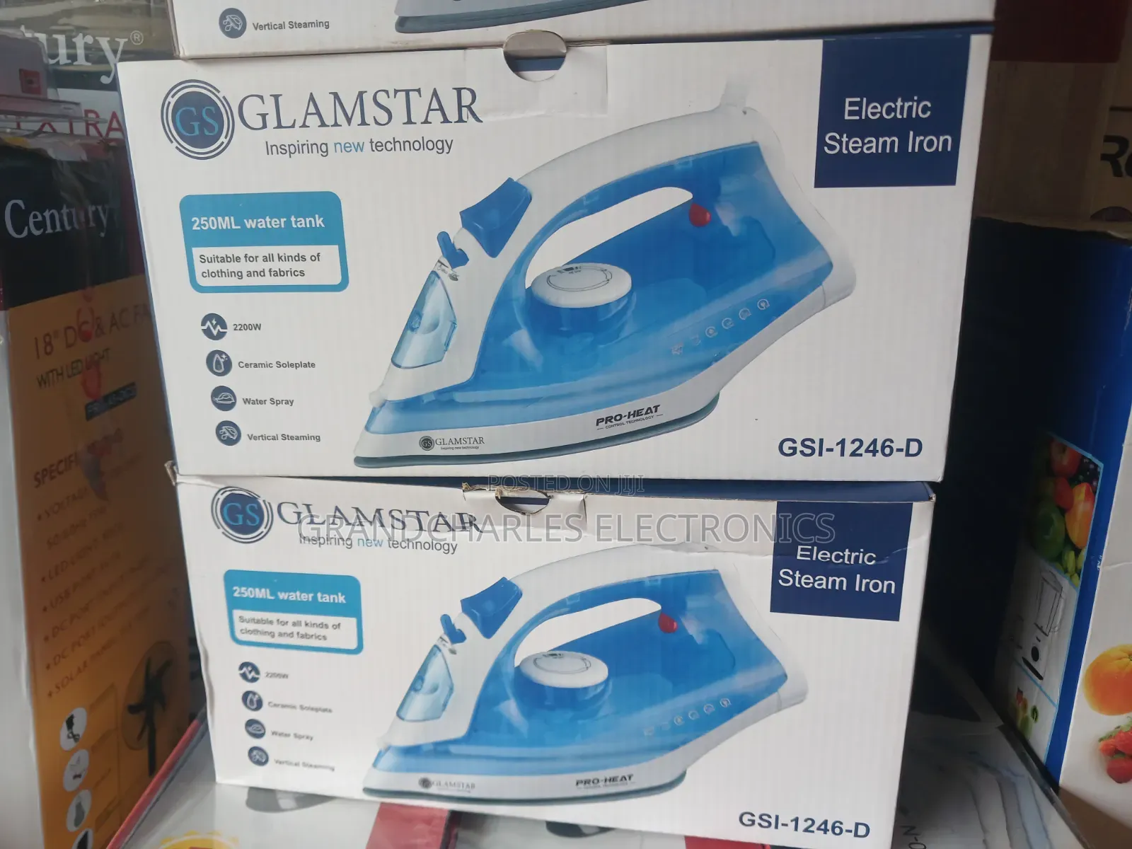 Glamstar Electric Steam Iron 2200w