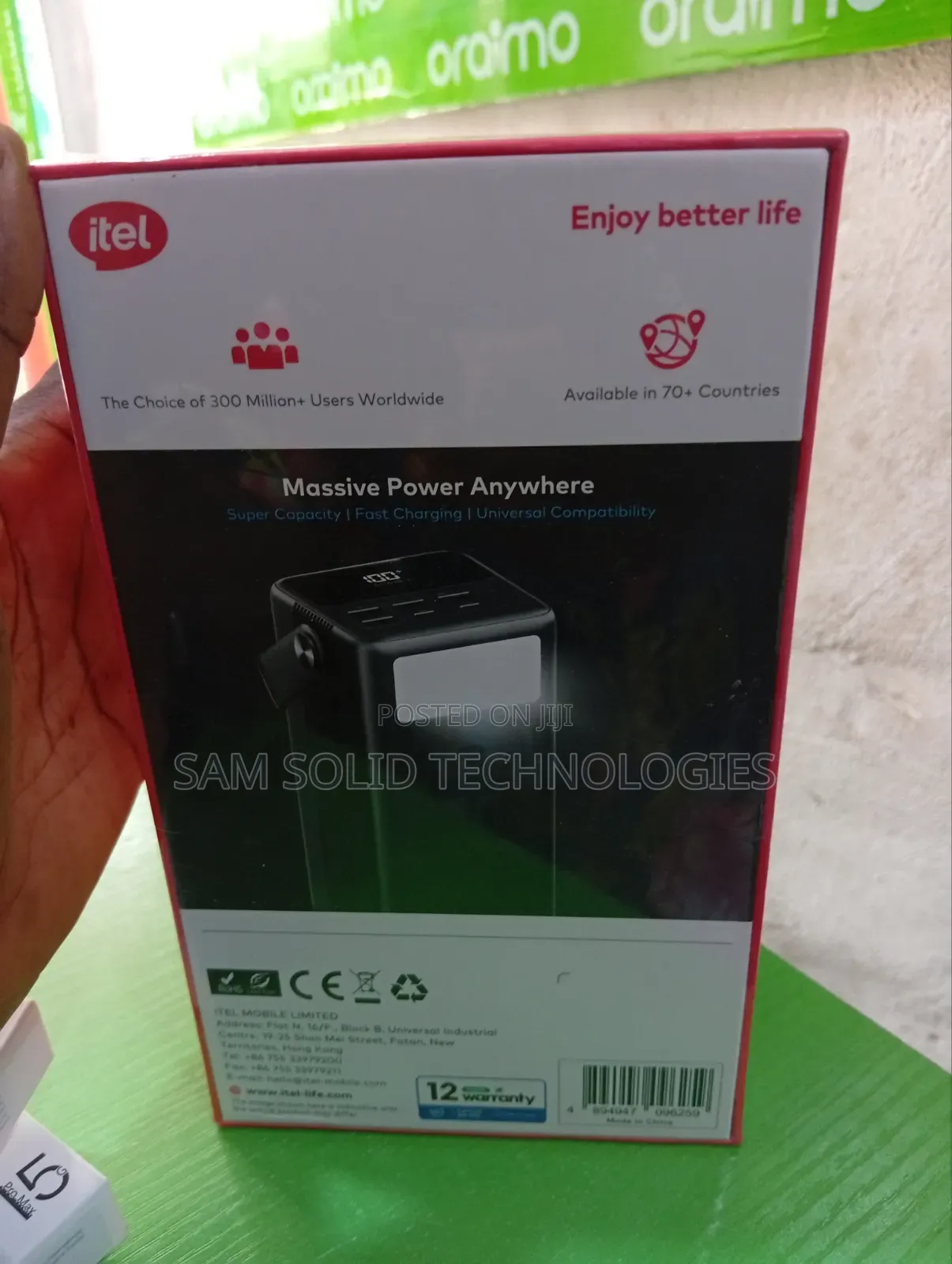 Itel 60000mah 65w Power Bank