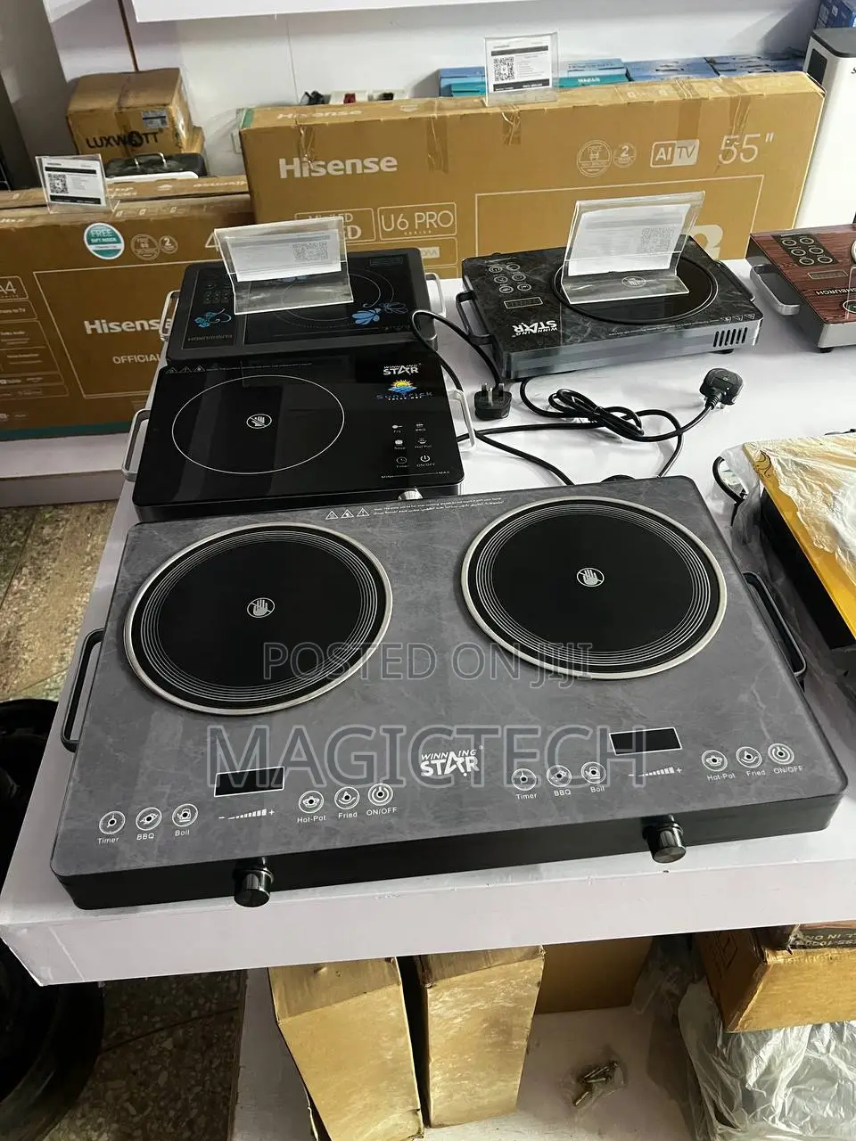 Suntrick Winning Star Double Burner Electric Cooker (1800w + 1800w)