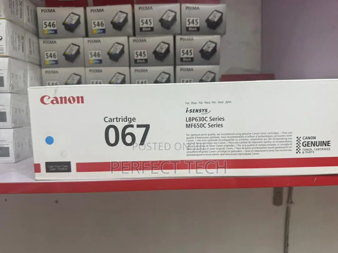 Canon Genuine 067 Toner Cartridge Set of 4 Colours