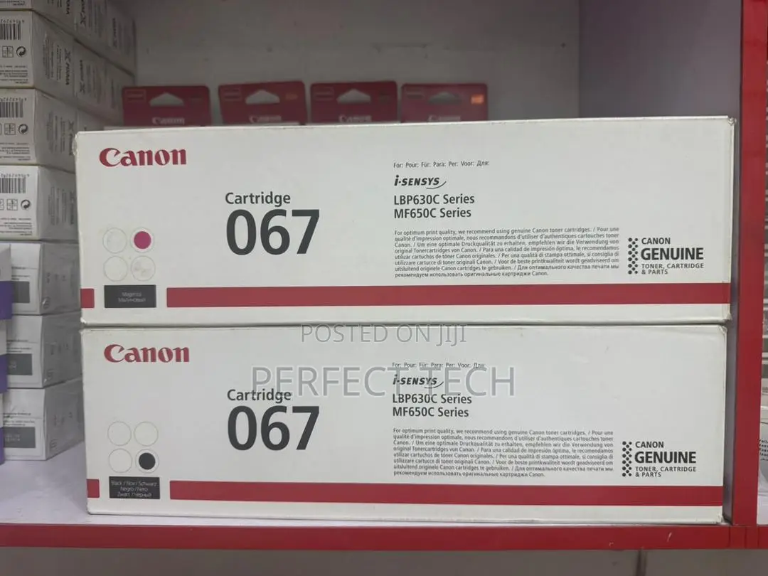 Canon Genuine 067 Toner Cartridge Set of 4 Colours