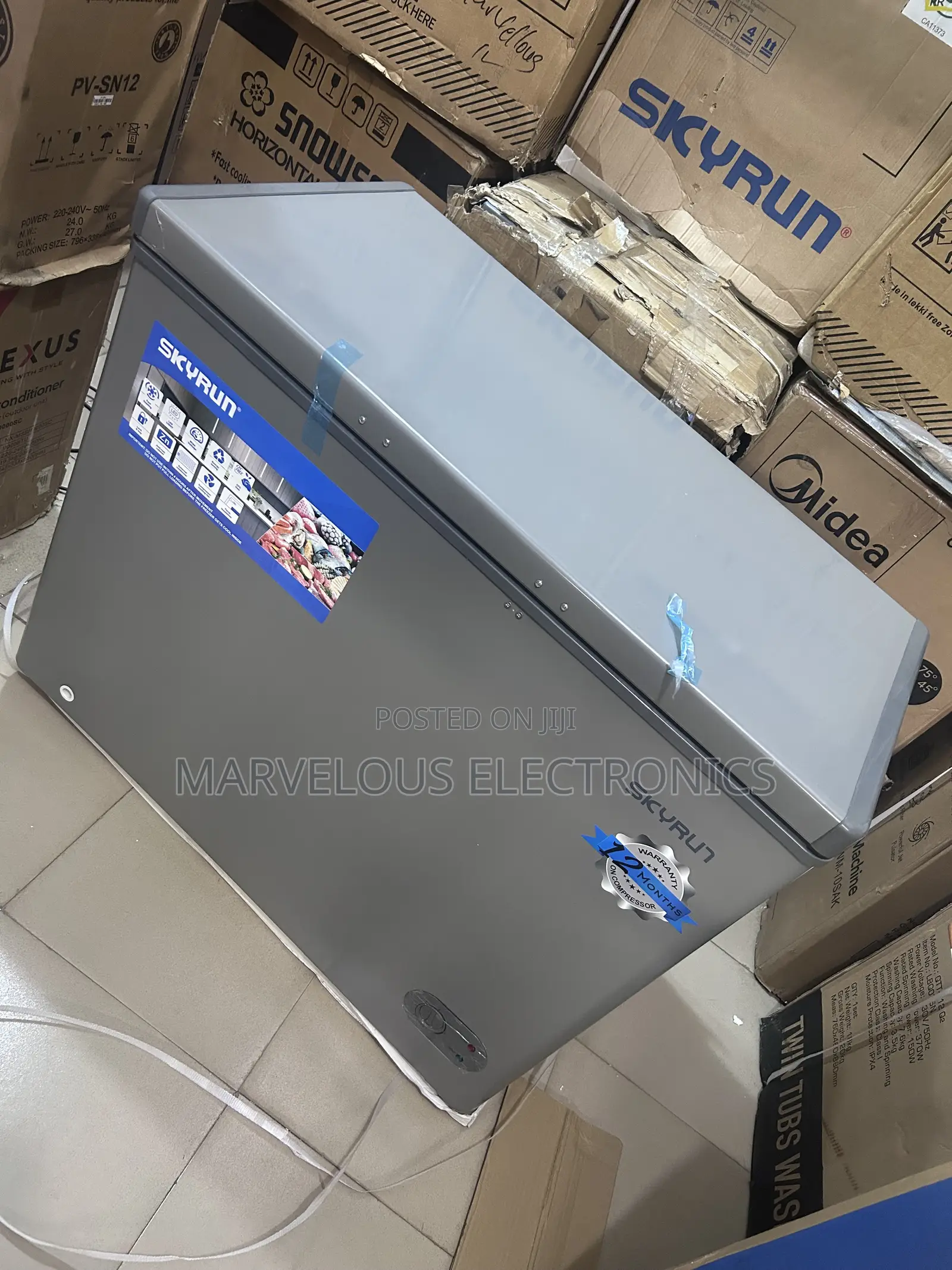 Brand New Original Skyrun 300liter Inverter Chest Freezer Full Coper
