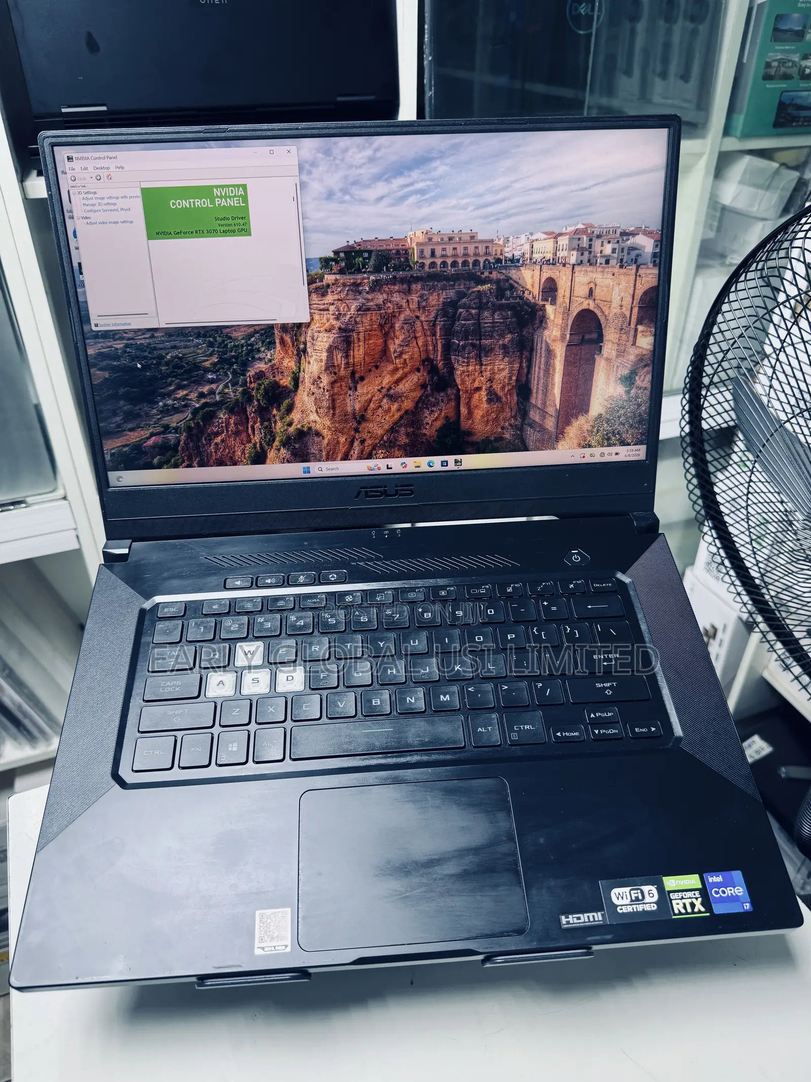 Laptop Asus TUF Gaming A17 16GB Intel Core i7 SSD 512GB