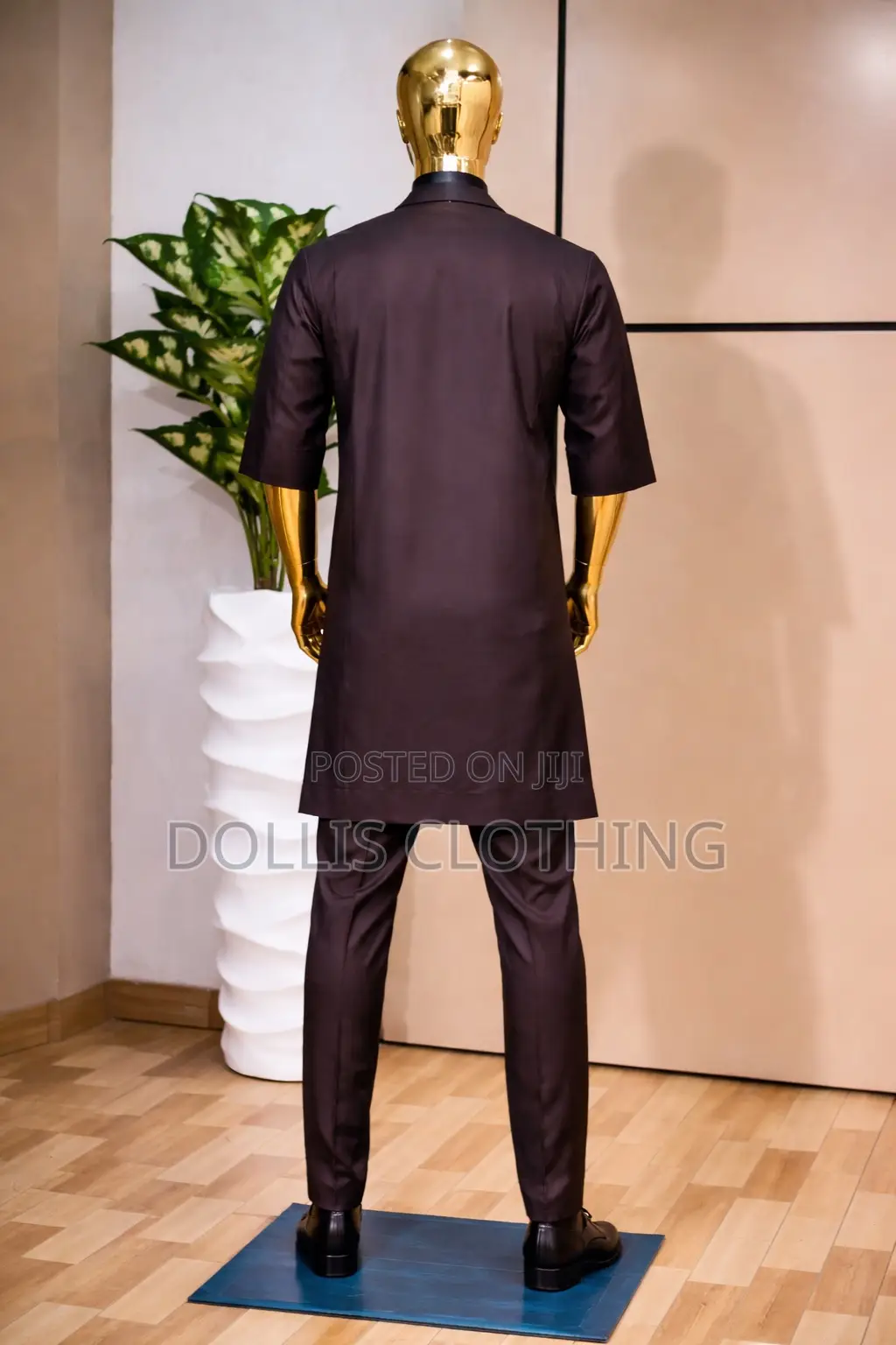 Golden Elegance Traditional Nigerian Senator Style