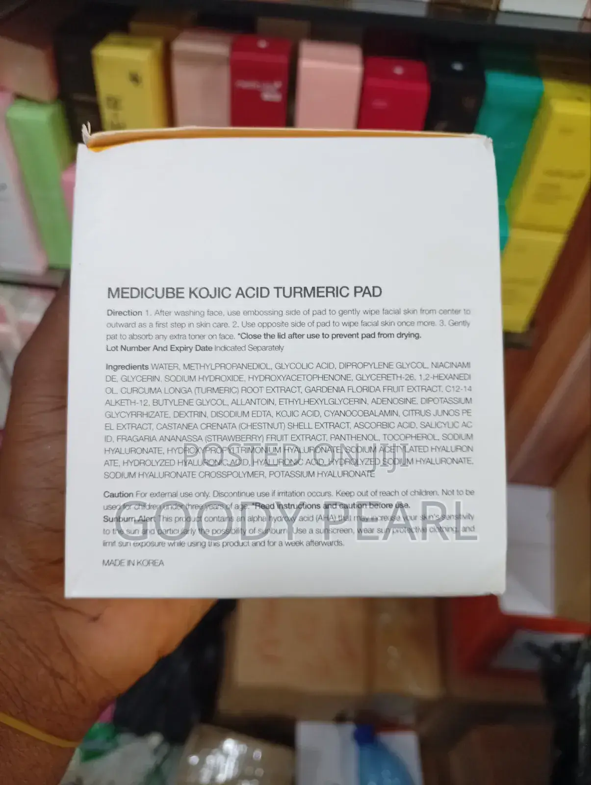 Medicube Kojic and Turmeric Pad