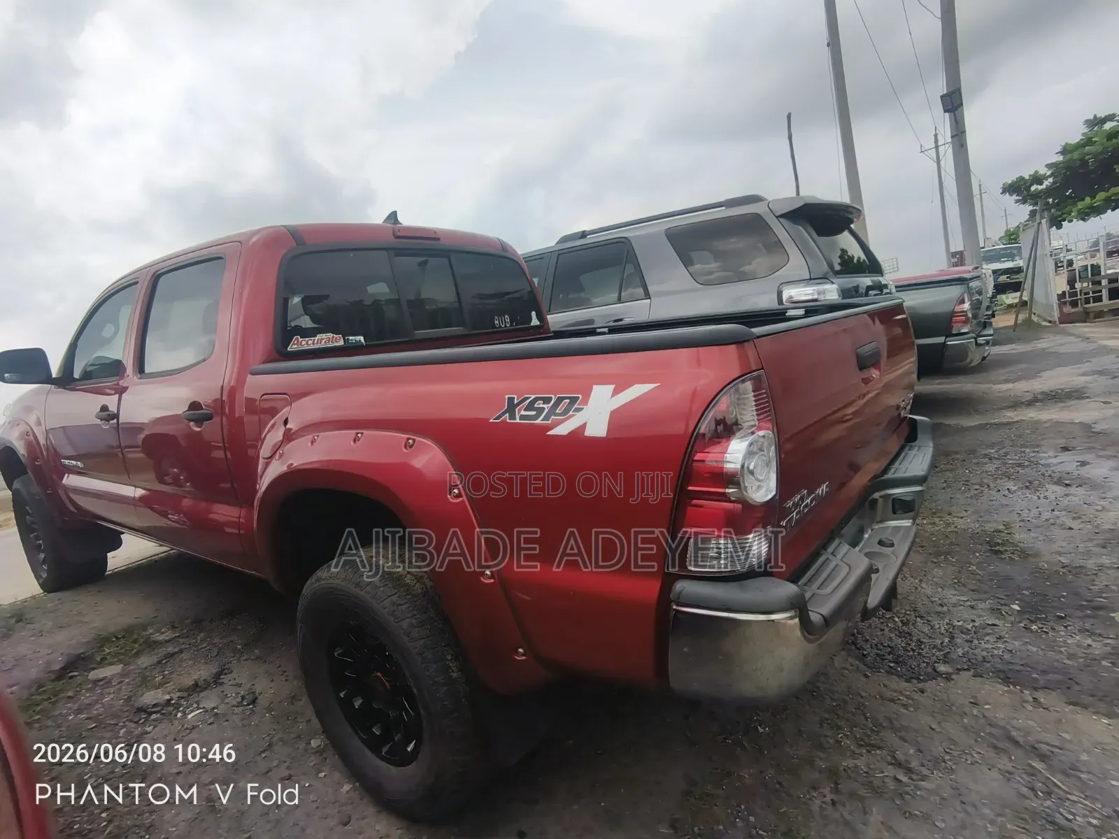 Toyota Tacoma 4dr Double Cab 5.0 ft. SB (2.7L 4cyl 4A) 2014 Red
