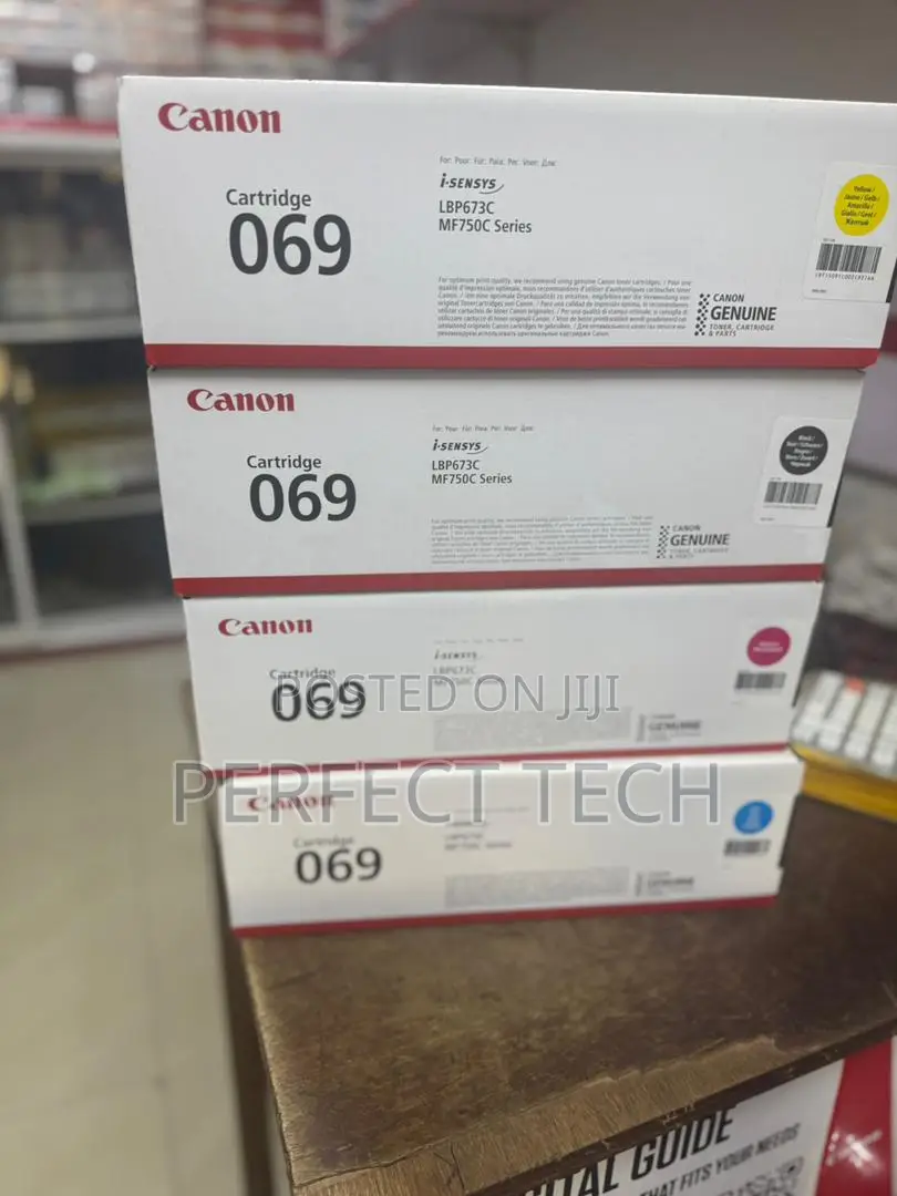 Canon Genuine 069 Multipack Full Set of 4 Toner Cartridges (Original)