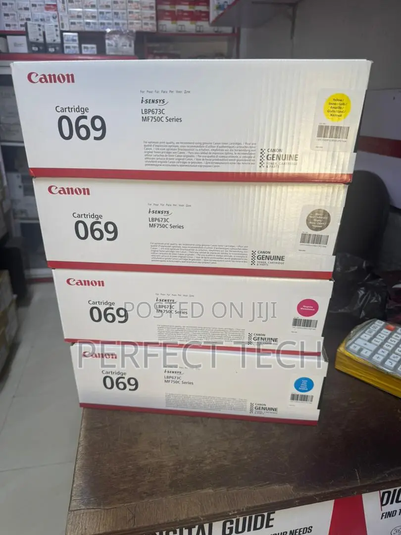 Canon Genuine 069 Multipack Full Set of 4 Toner Cartridges (Original)