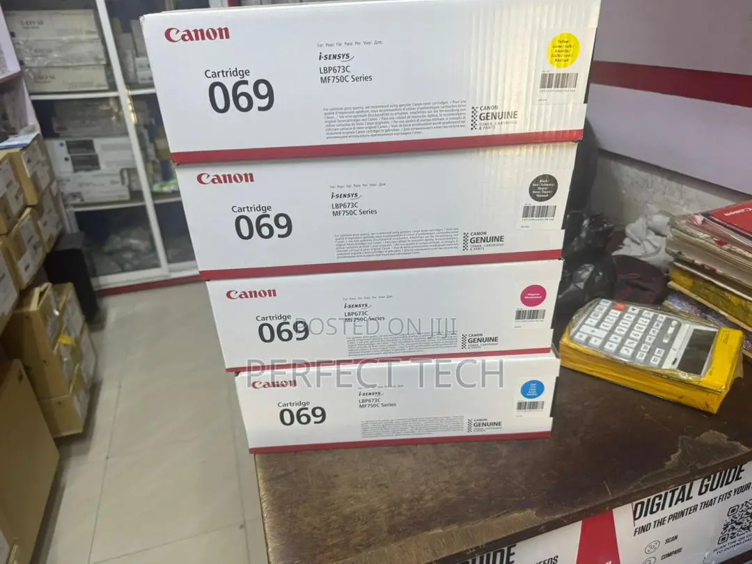 Canon Genuine 069 Multipack Full Set of 4 Toner Cartridges (Original)