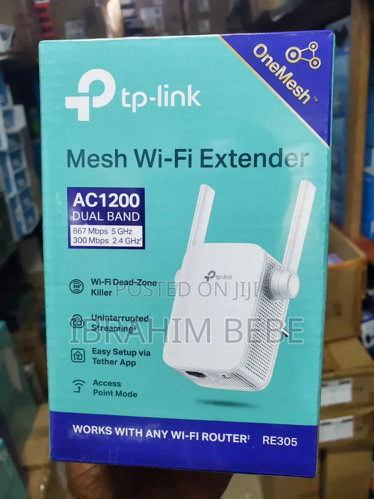 Tp-Link Mesh Wi-Fi Extender Ac1200 Dual Band Re305