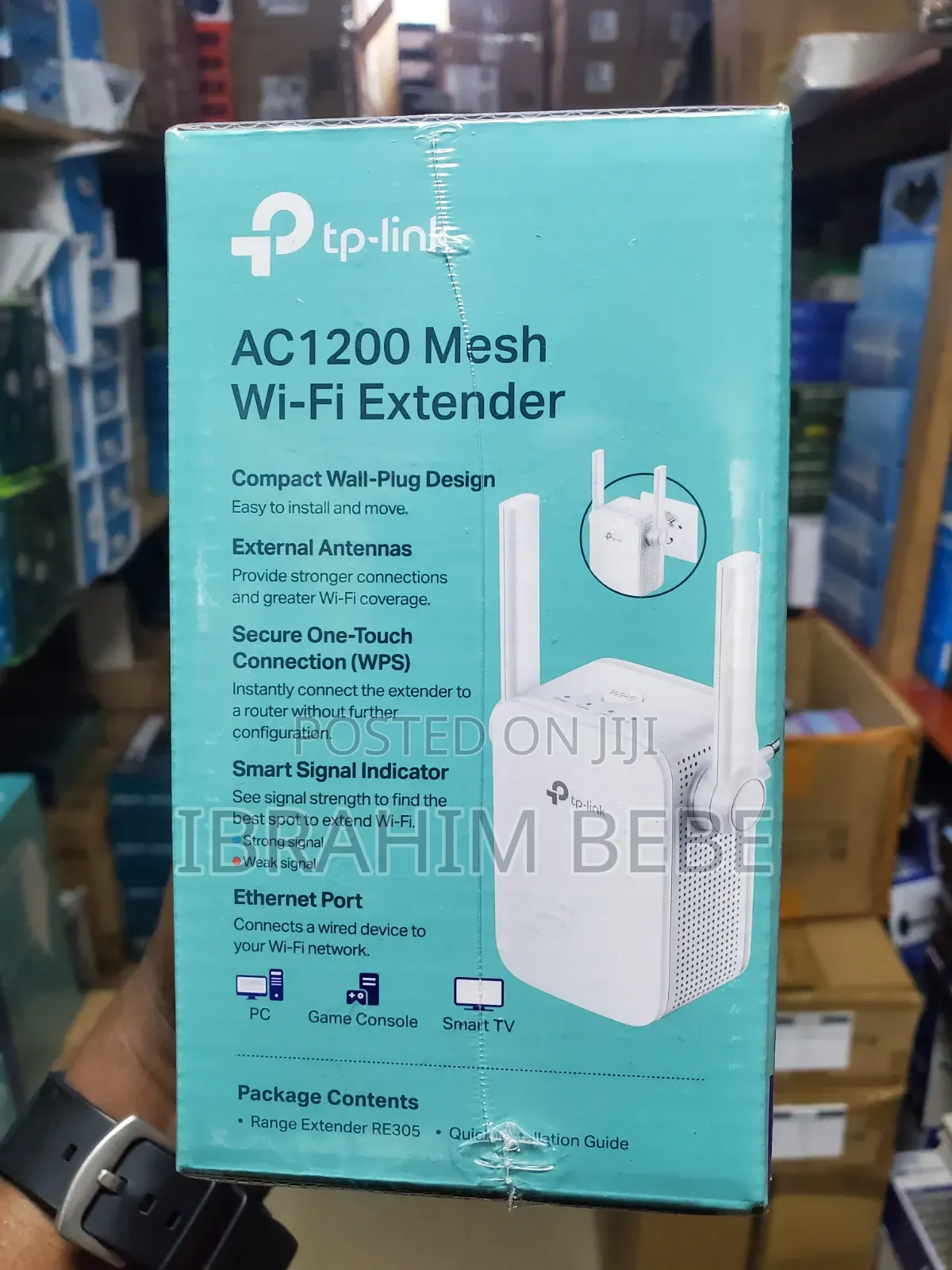 Tp-Link Mesh Wi-Fi Extender Ac1200 Dual Band Re305