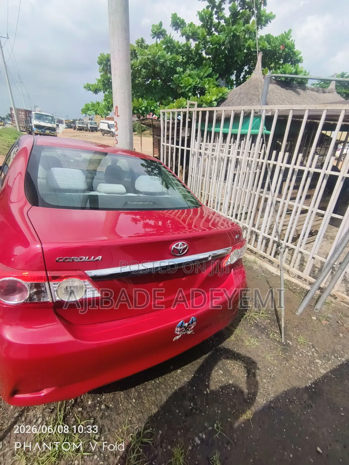 Toyota Corolla L 4dr Sedan (1.8L 4cyl 5M) 2012 Red