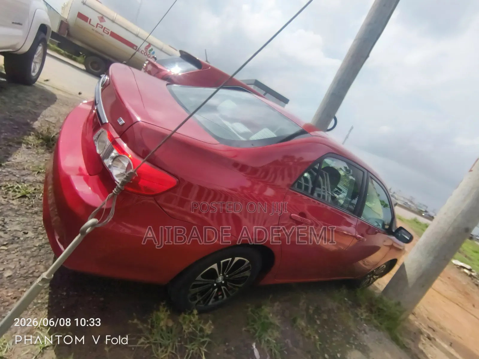Toyota Corolla L 4dr Sedan (1.8L 4cyl 5M) 2012 Red