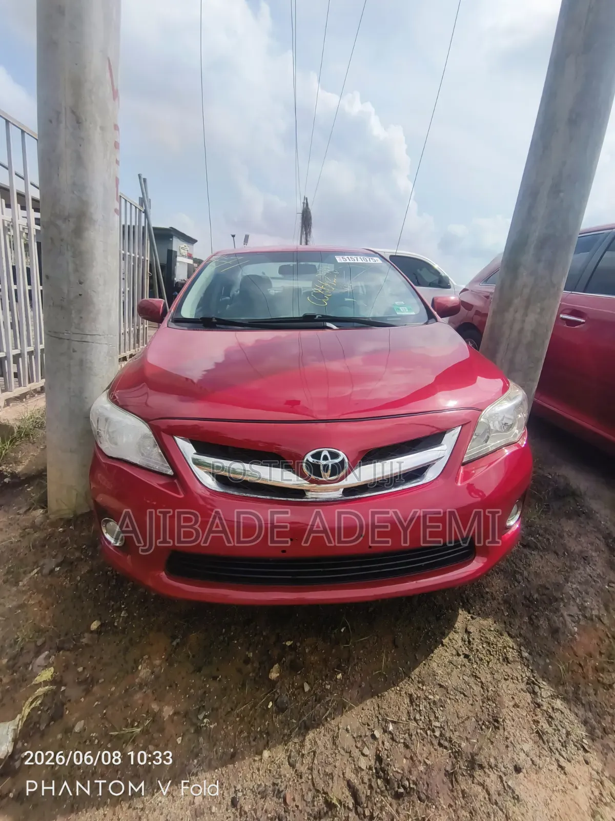 Toyota Corolla L 4dr Sedan (1.8L 4cyl 5M) 2012 Red