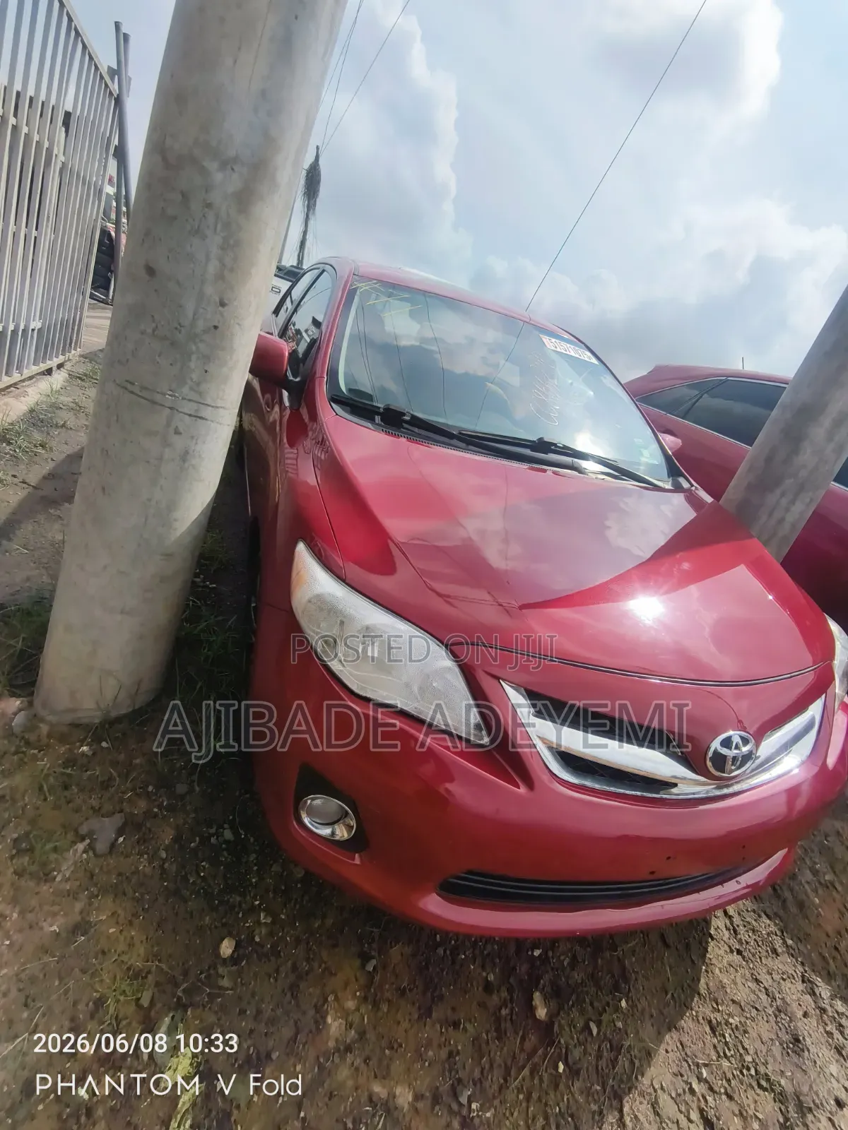Toyota Corolla L 4dr Sedan (1.8L 4cyl 5M) 2012 Red