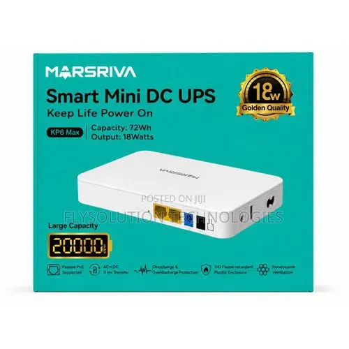 Marsriva Kp6 Max 20000mah Smart Router Power Bank Dc Ups 18 Watt