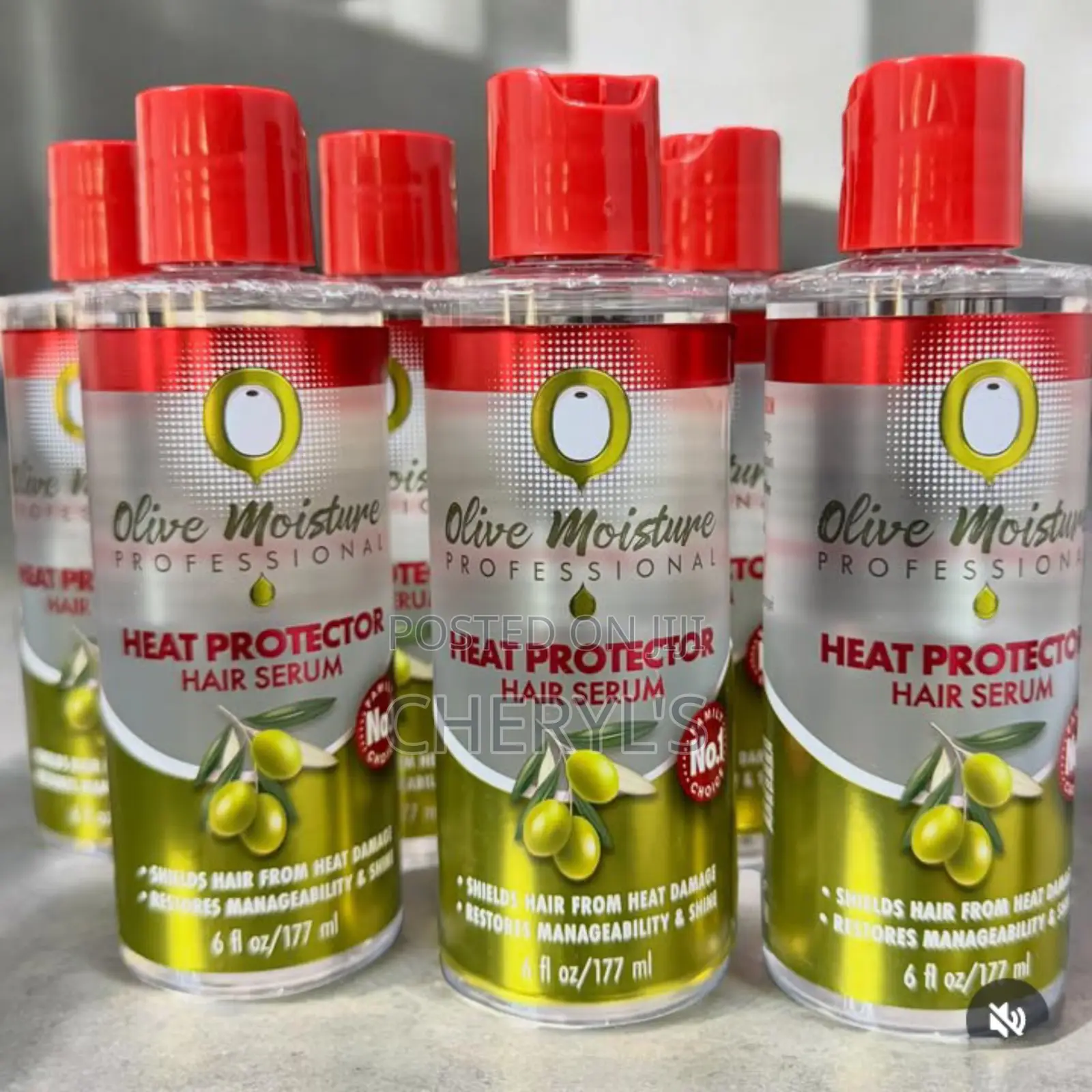 Olive Moisture Heat Protector Hair Oil Serum