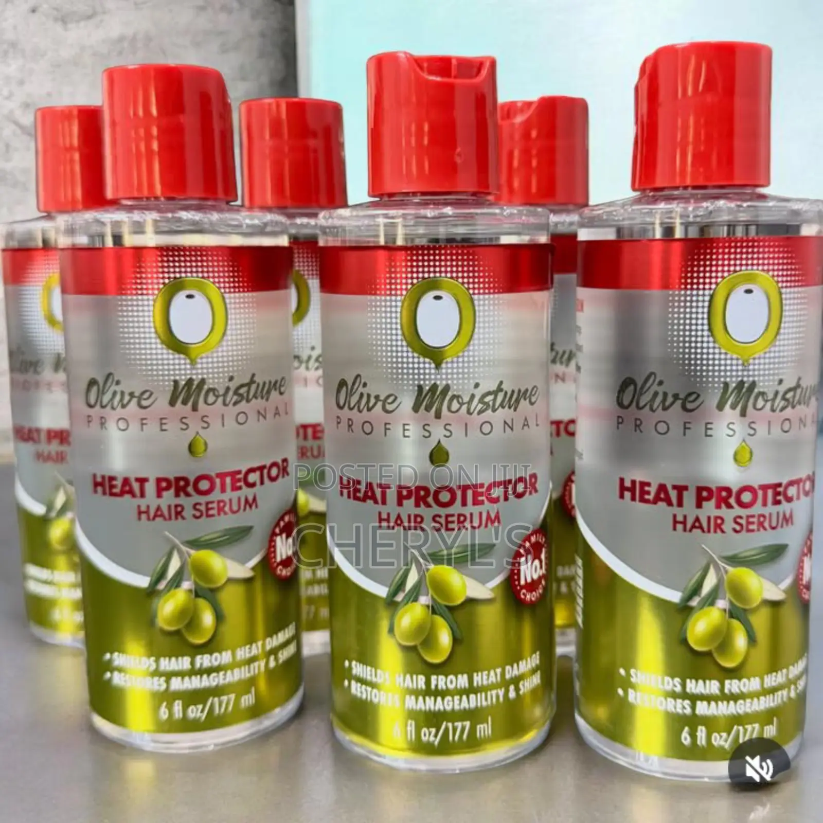 Olive Moisture Heat Protector Hair Oil Serum