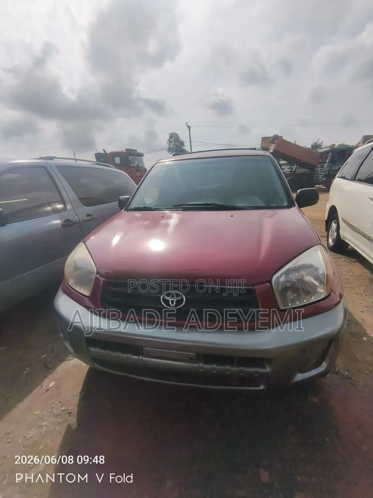 Toyota RAV4 Automatic 2003 Red