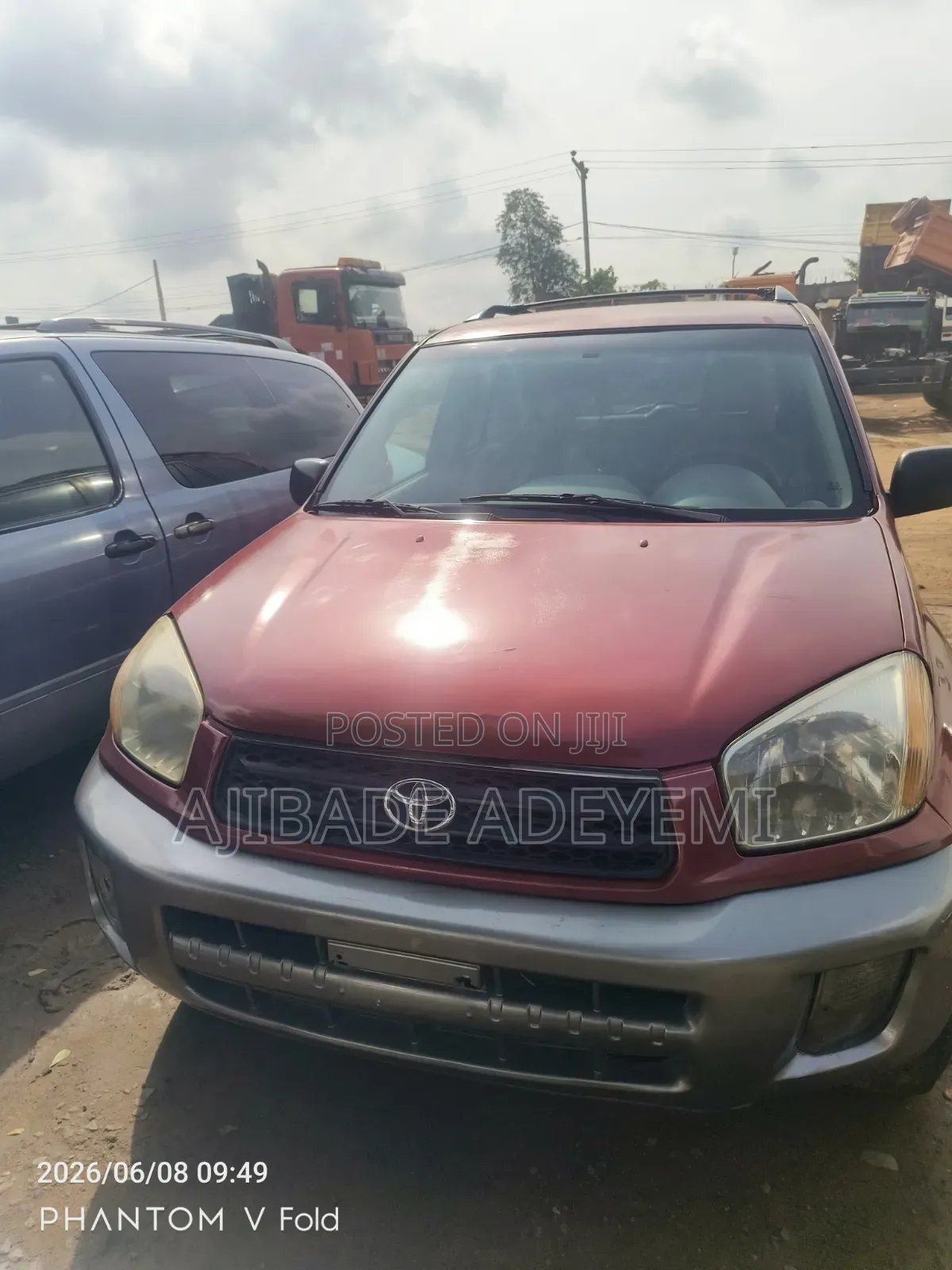 Toyota RAV4 Automatic 2003 Red