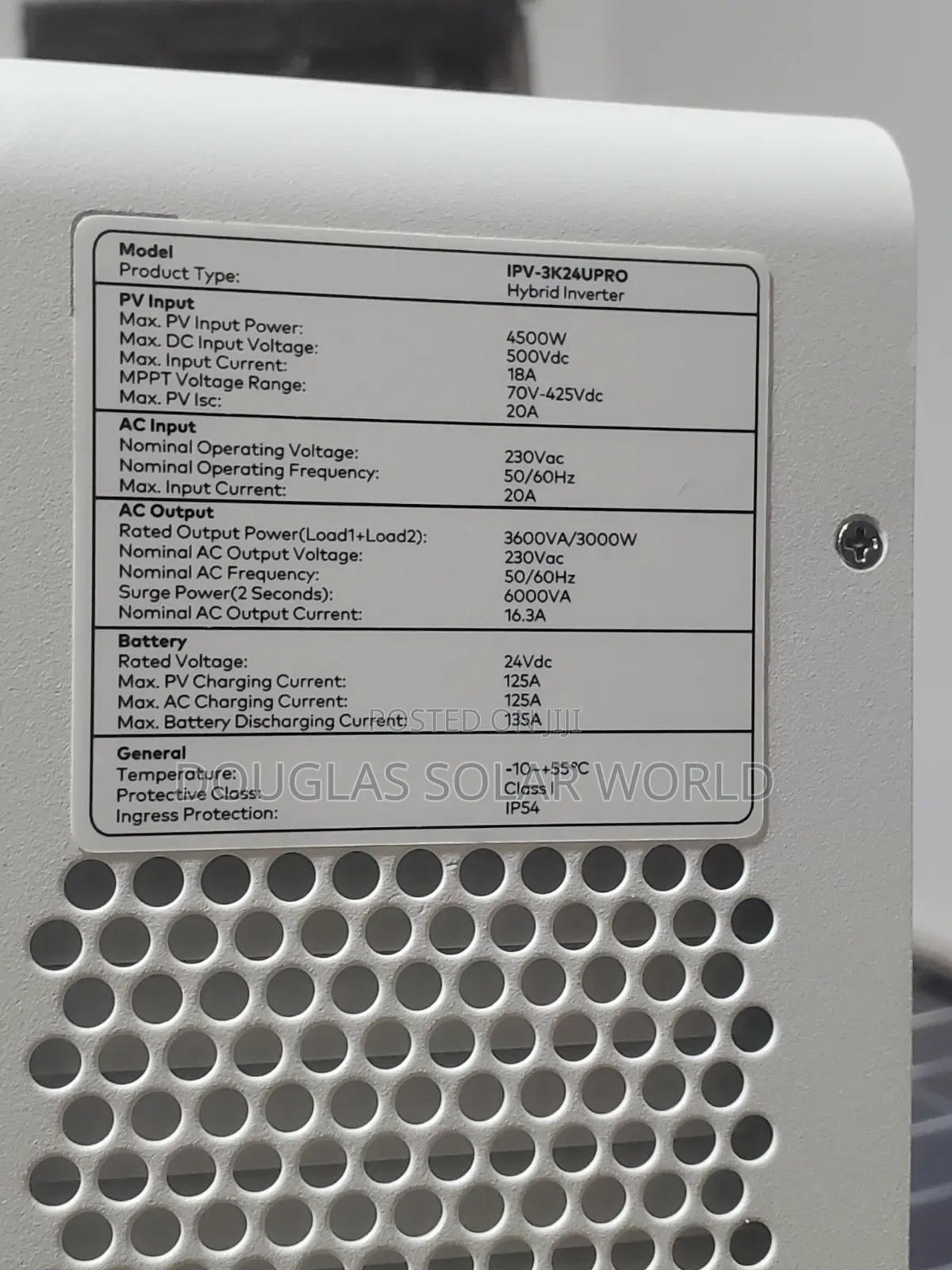 Itel 3.6kva 24v Hybrid Inverter (Ipv-3k24u Pro)