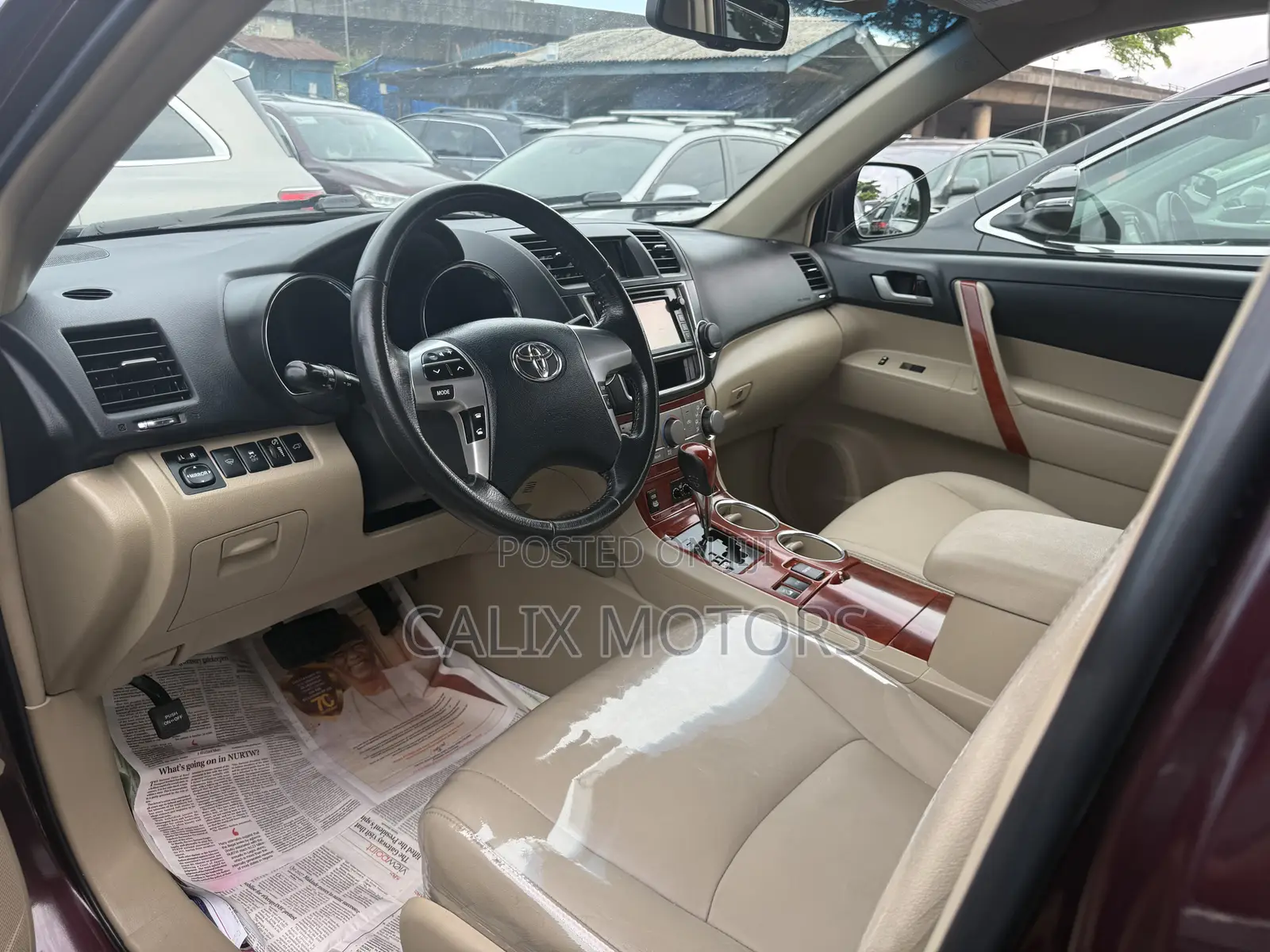 Toyota Highlander 2013 Burgundy