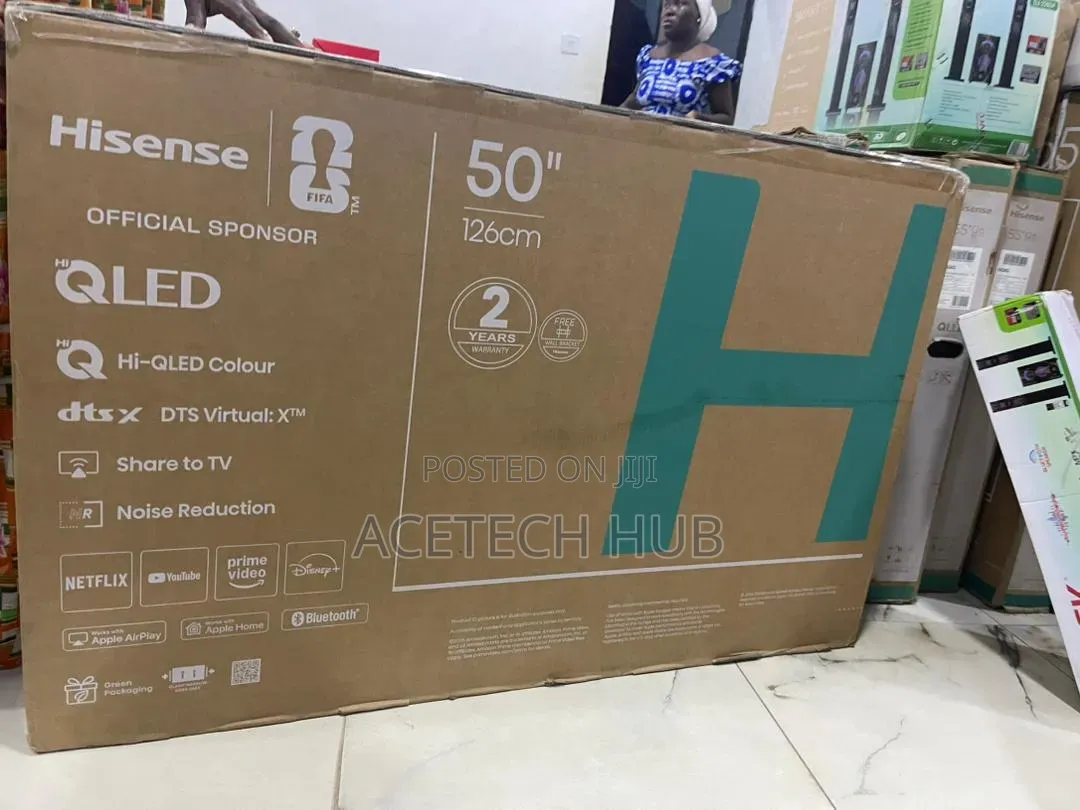 Brand New Hisense 50 Inch Qled Smart Tv