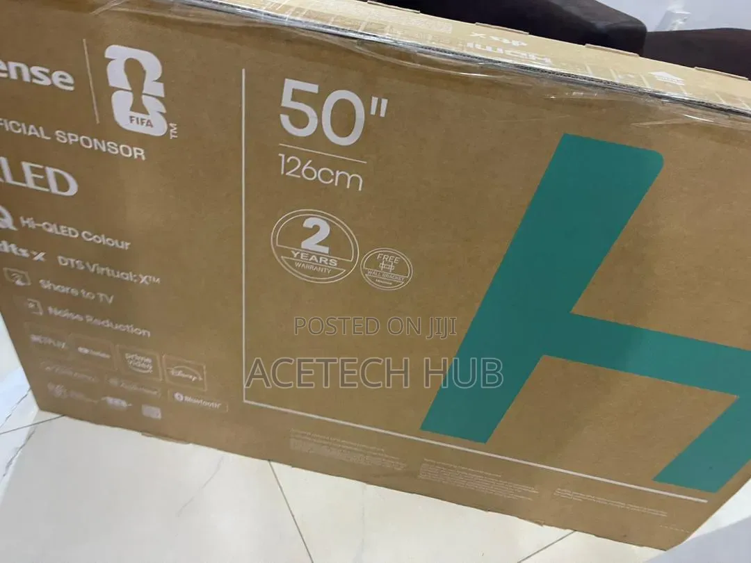 Brand New Hisense 50 Inch Qled Smart Tv