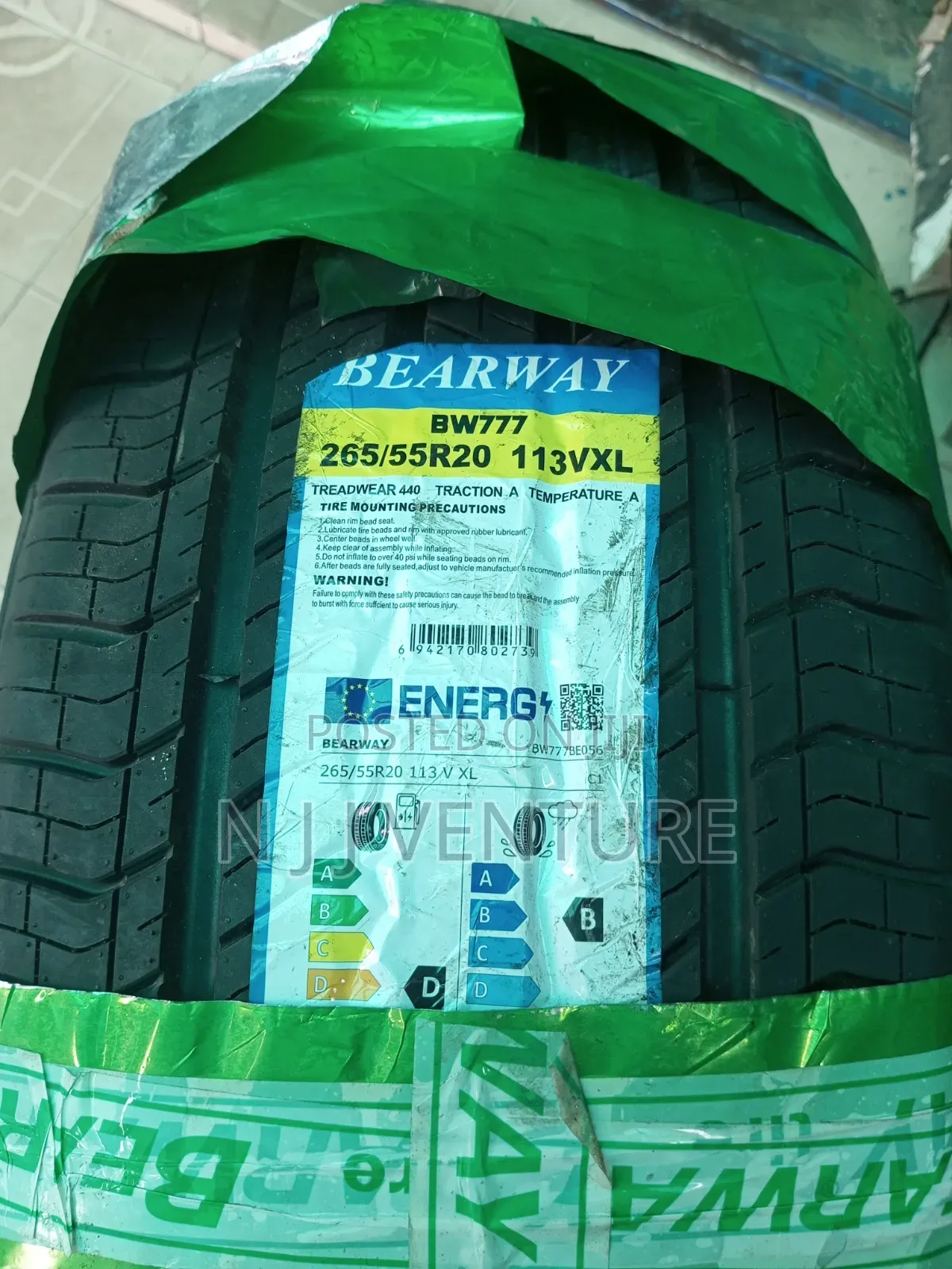 265 55 R20 Brand New Tyre