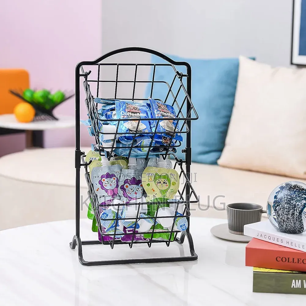 2 Tier Fruit Basket / Fruit Bowl For Kitchen Counter,