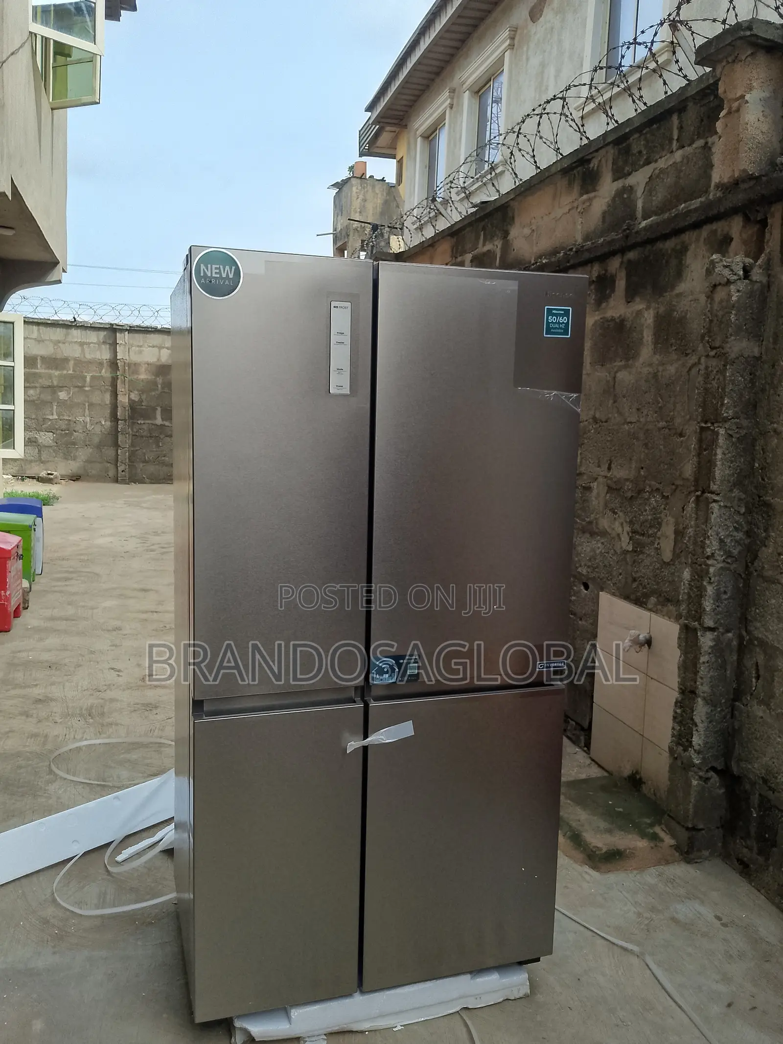 Hisense 637l [Rs-87ws] Side by Side Refrigerator for Family Kitchens