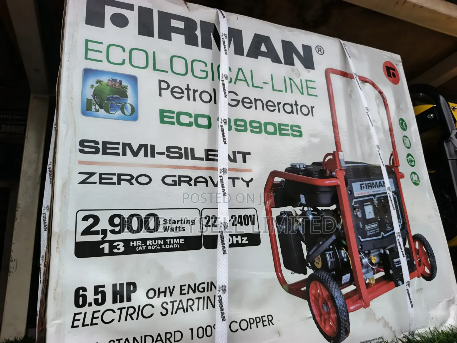 2.9kva Firman Generator Set, Ecological Line. Semi Silent.