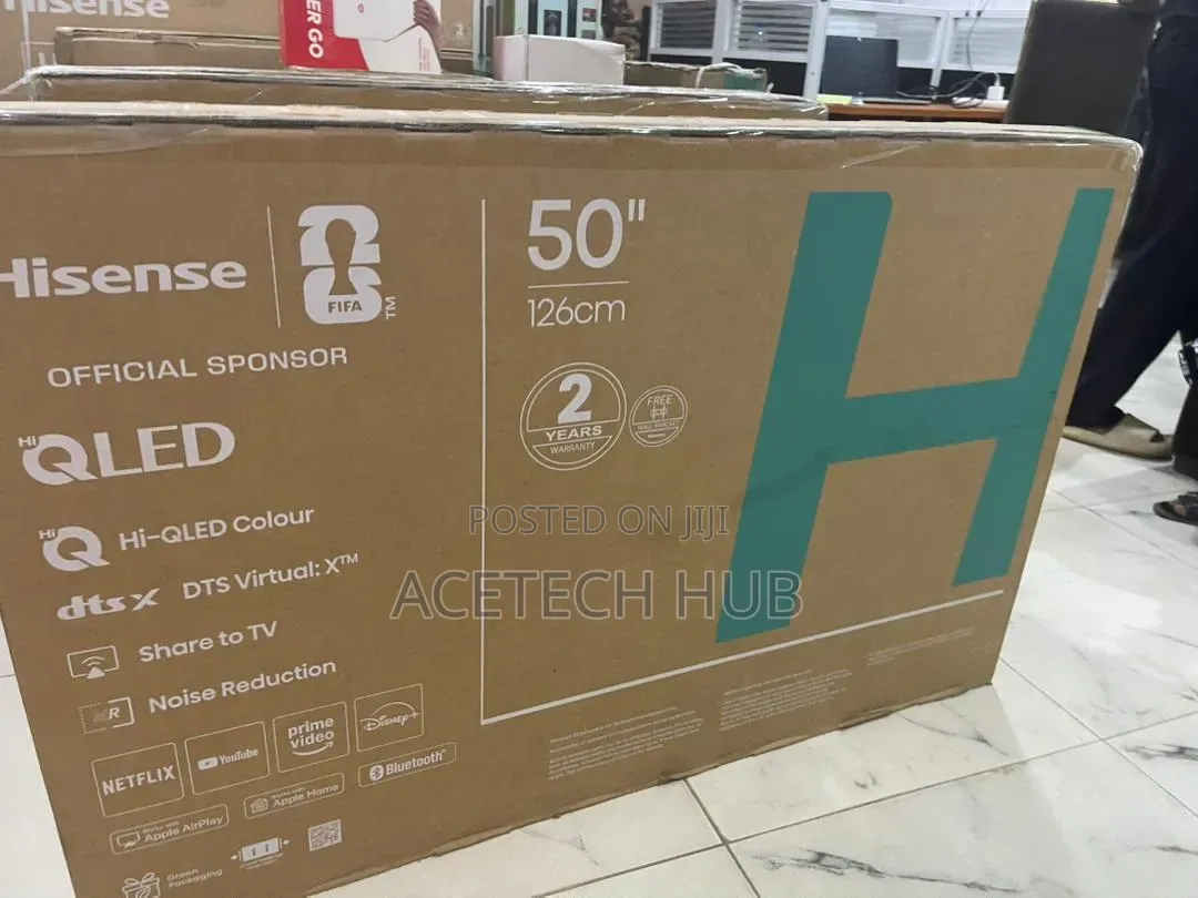 Original Hisense 50" Smart Qled Television