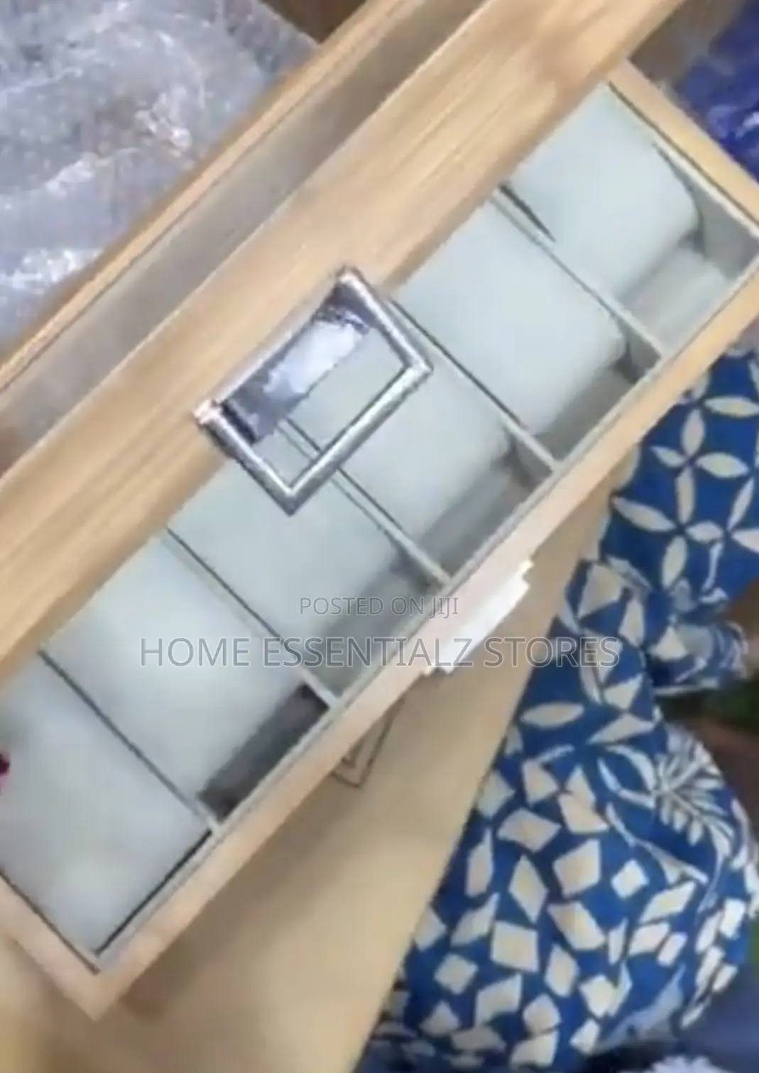Wristwatches Storage Organizer - 6slot Bamboo Wooden Watch Display Box