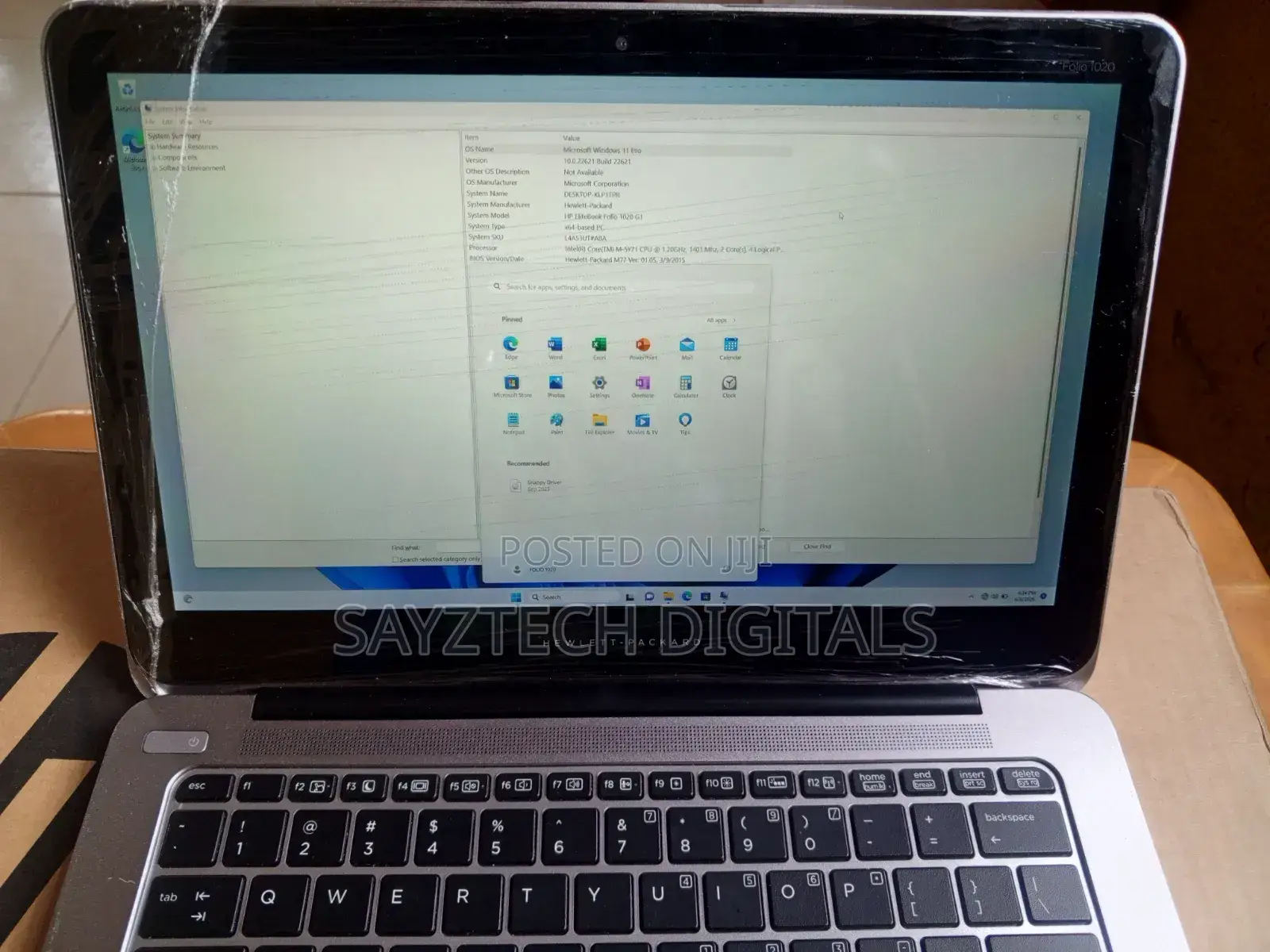 Laptop HP EliteBook Folio 1020 G1 8GB Intel Core M SSD 256GB