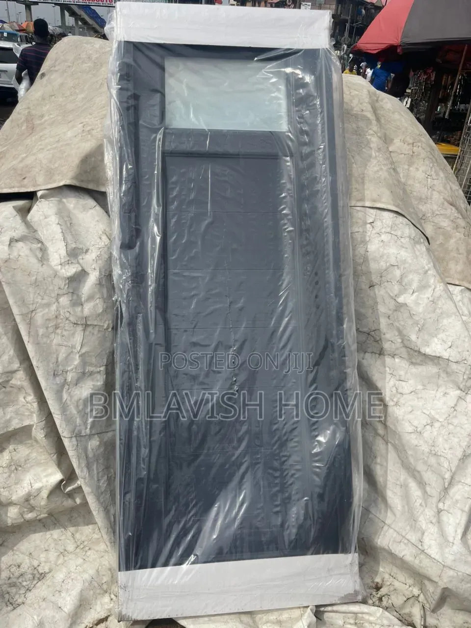 Black PVC Toilet and Bathroom Door