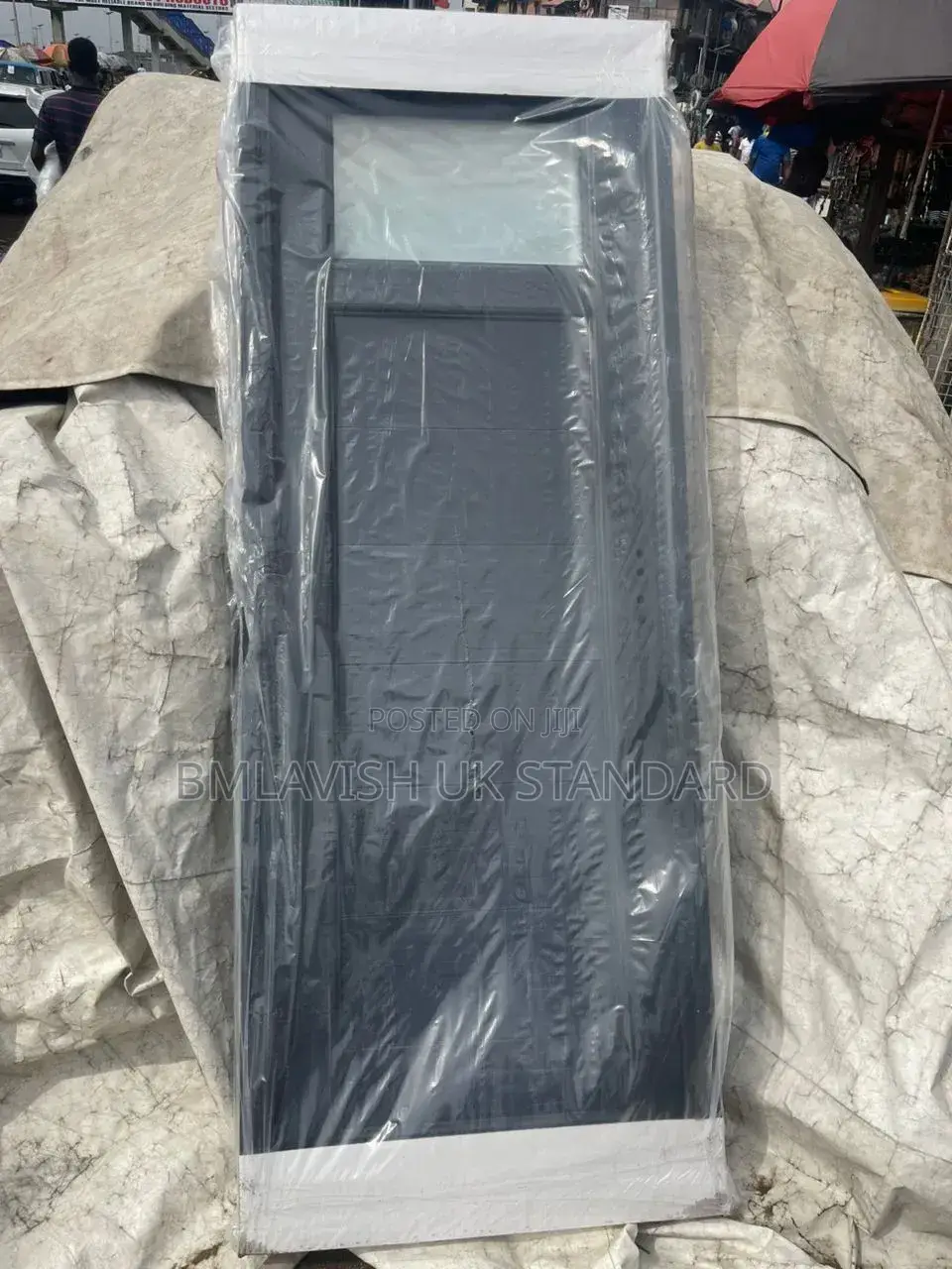 Black PVC Toilet and Bathroom Door