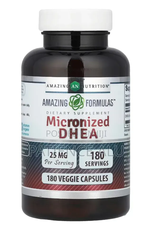 Micronized Dhea, 25 Mg, 180 Veggie Capsules