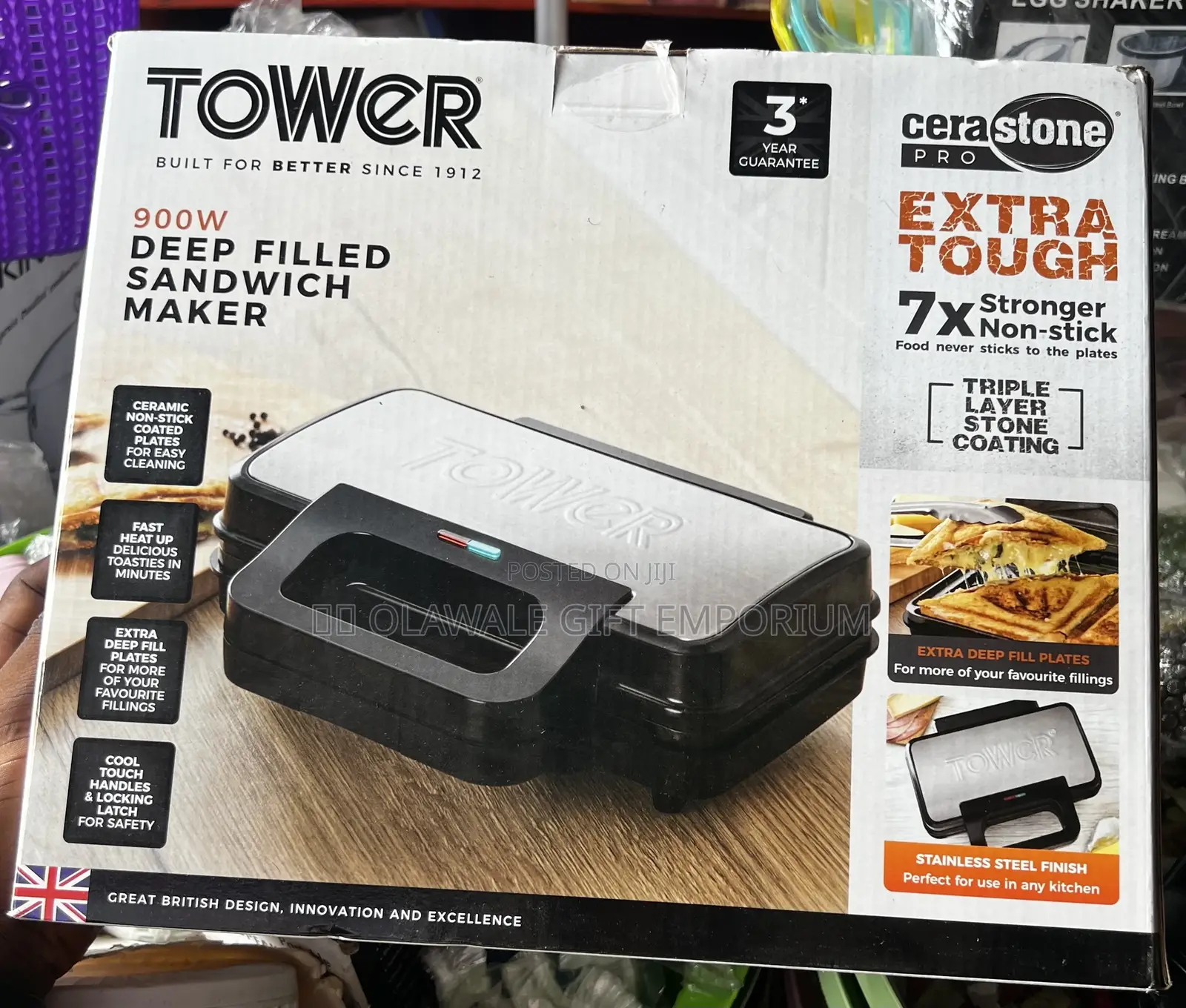 Deep Filled Sandwich Maker