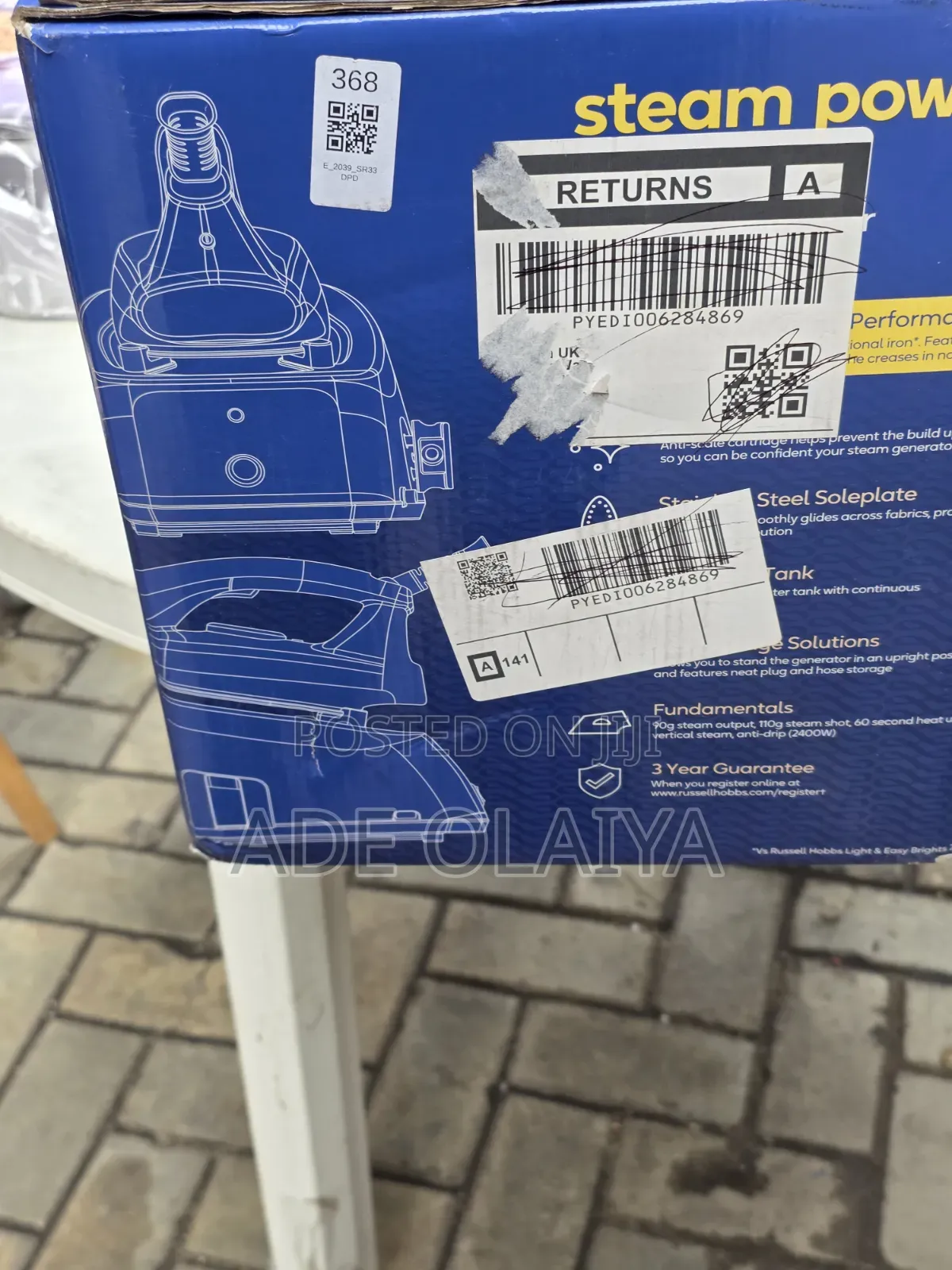 Russell Hobbs Steam Power Steam Generator (Model 24420)
