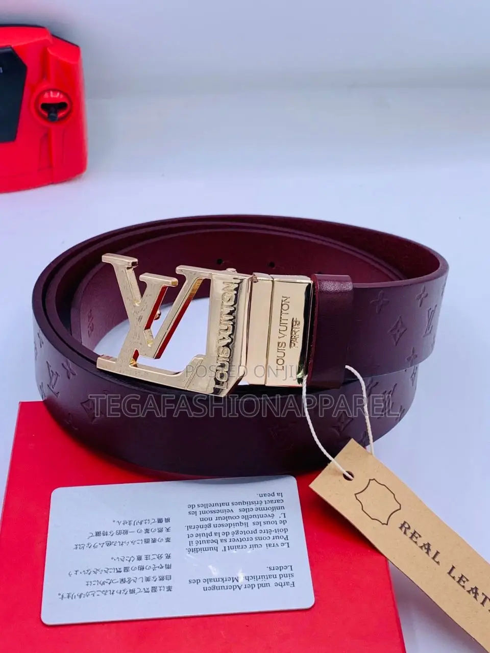 Louis Vuitton Original Leather Belts