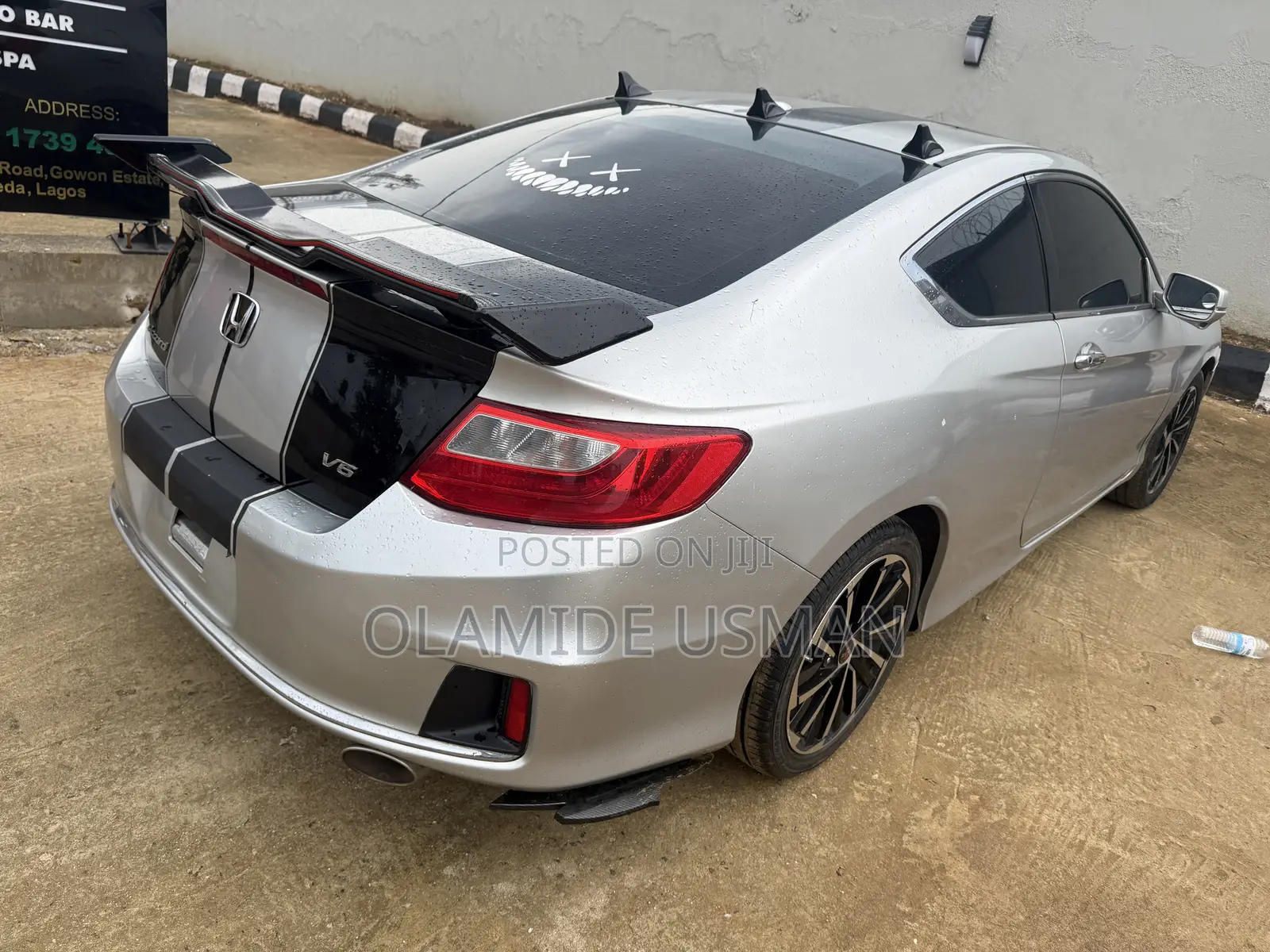 Honda Accord EX-L V-6 2dr Coupe w/Navigation (3.5L 6cyl 6M) 2014 Silver