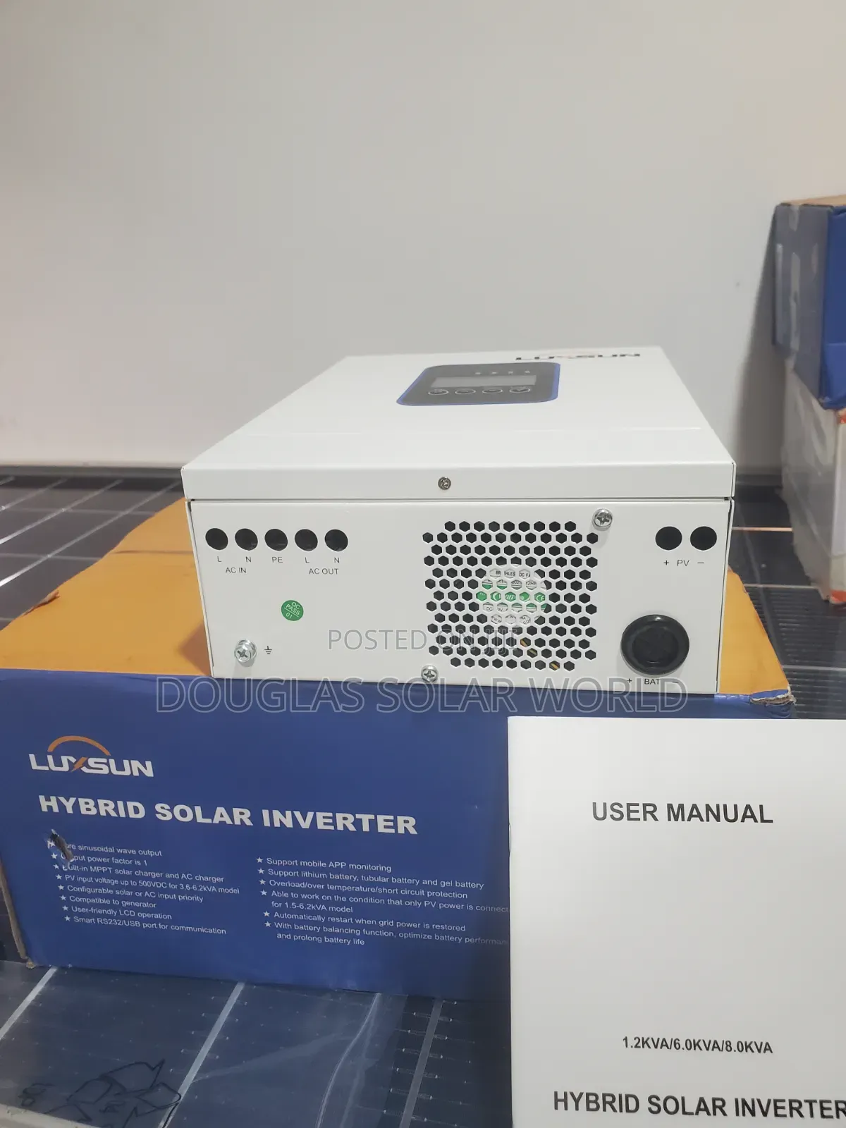 Luxsun 2kva 12v Hybrid Solar Inverter