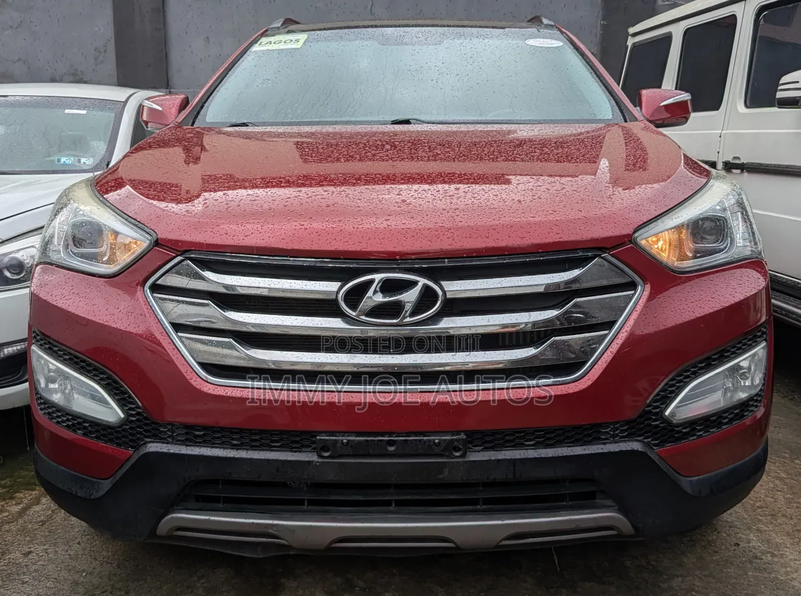 Hyundai Santa Fe 2014 Red