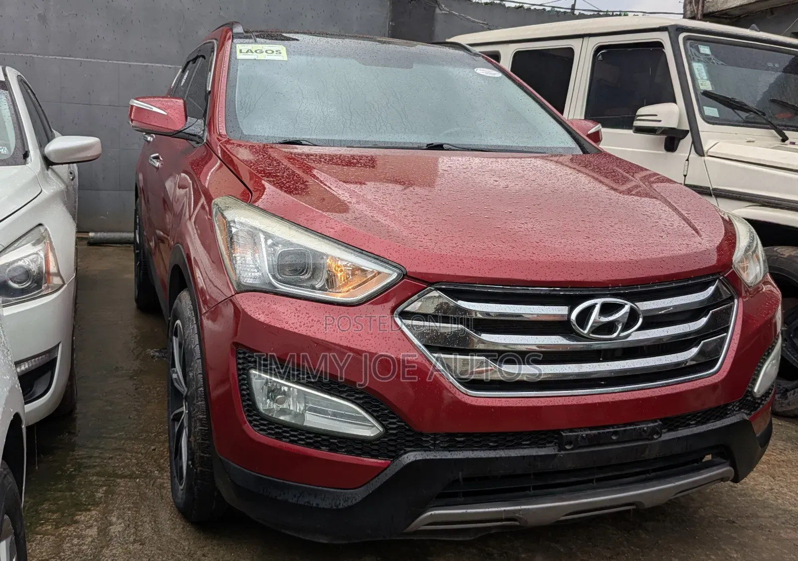 Hyundai Santa Fe 2014 Red